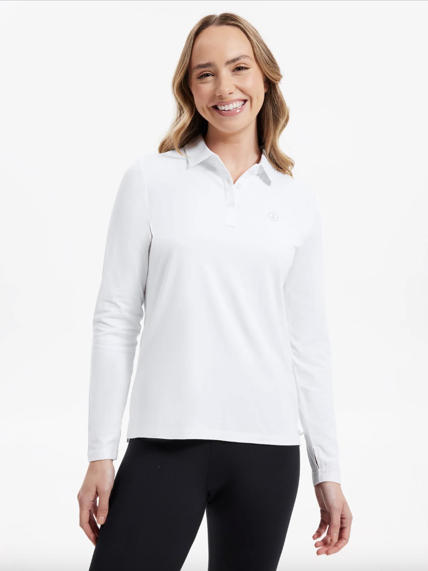 Solbari Long Sleeve Polo Shirt UPF Solbari Long Sleeve Polo Shirt UPF