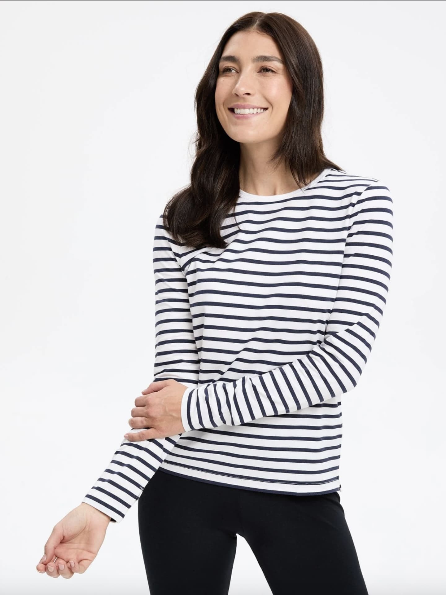Solbari Stripe Long Sleeve T-Shirt UPF Solbari Stripe Long Sleeve T-Shirt UPF