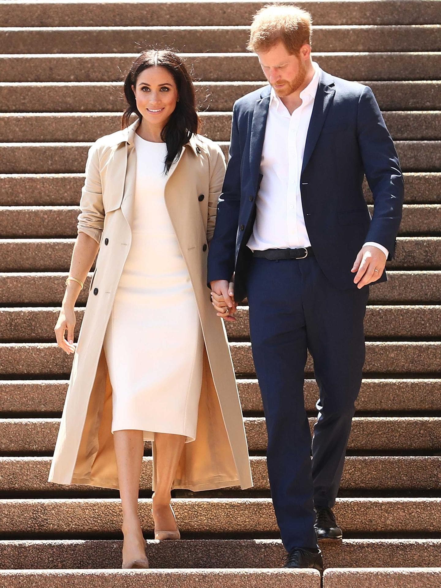 Meghan Markle zeigt zum ersten Mal ihren Babybauch Meghan Markle zeigt zum ersten Mal ihren Babybauch