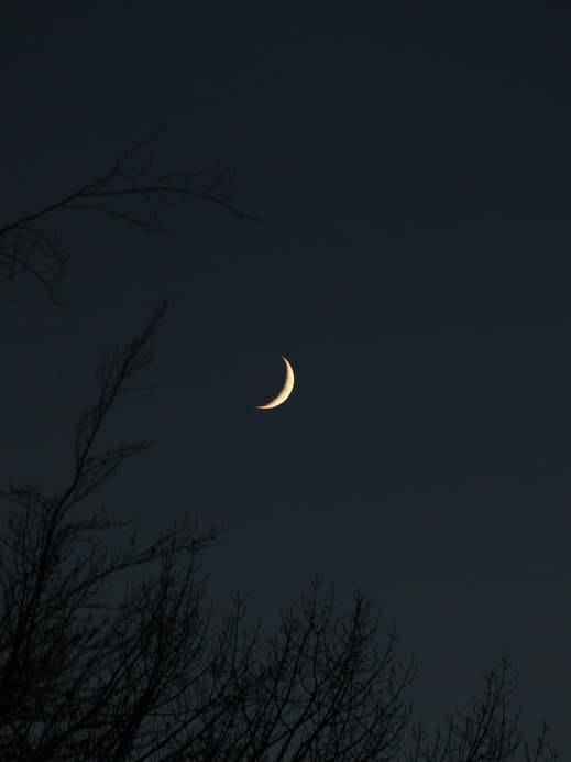 Mond am Nachthimmel