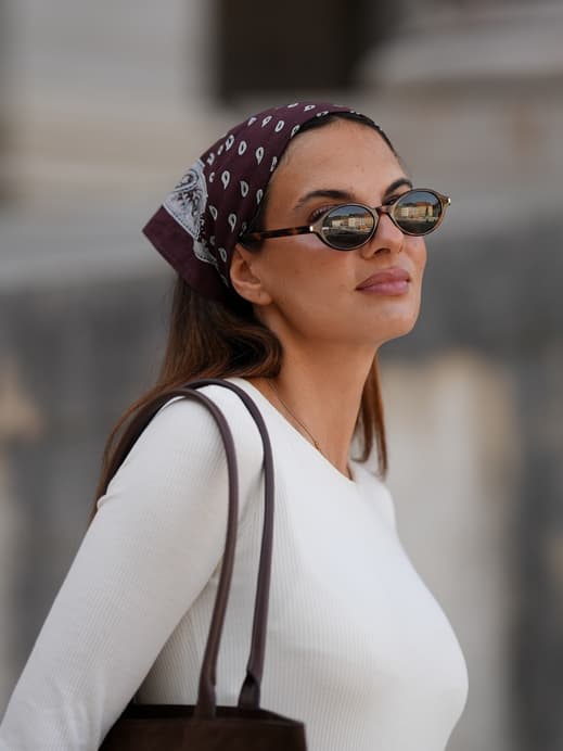 Bandana Babushka Hairstyle