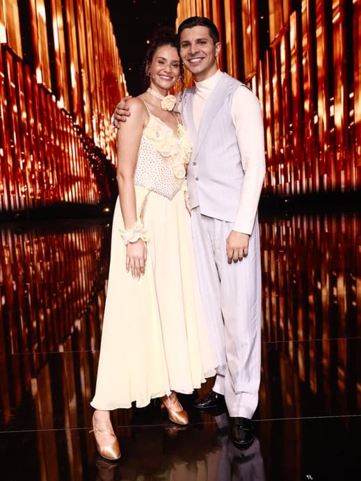 Betty Taube und Alexandru Ionel bei Let's Dance.