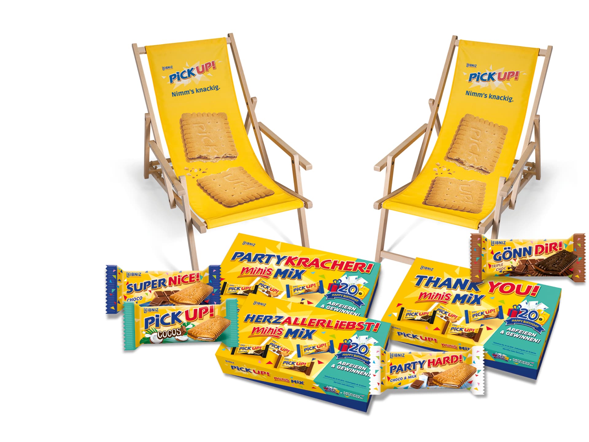 Feiern und lecker knabbern: Mit der Party-Edition von PiCK UP!