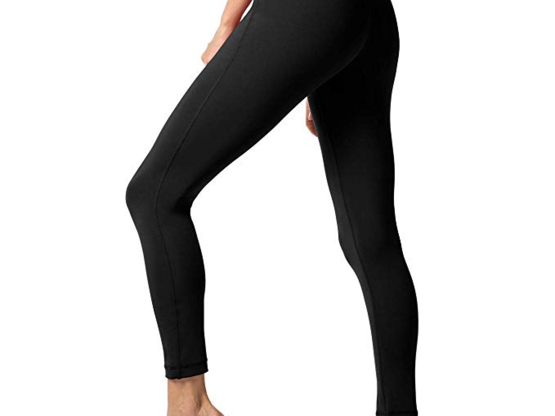 Schwarze Fitness-Leggings