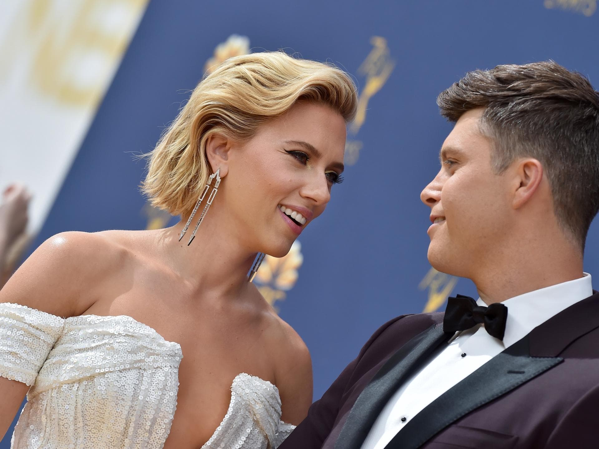 Scarlett Johansson und Colin Jost