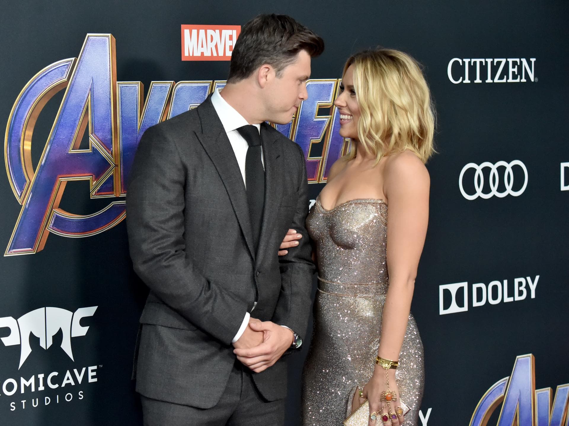 Scarlett Johansson und Colin Jost