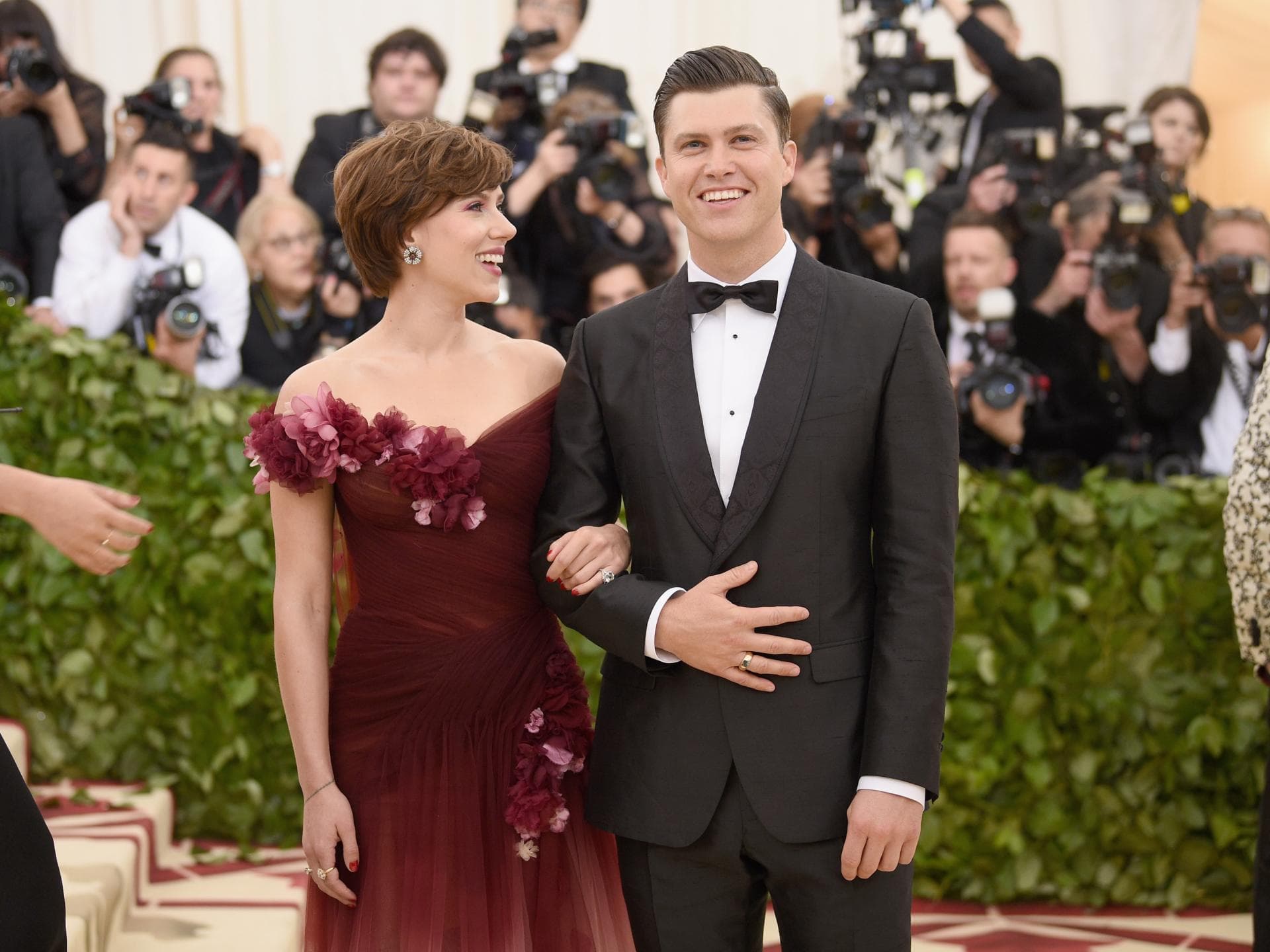 Scarlett Johansson und Colin Jost