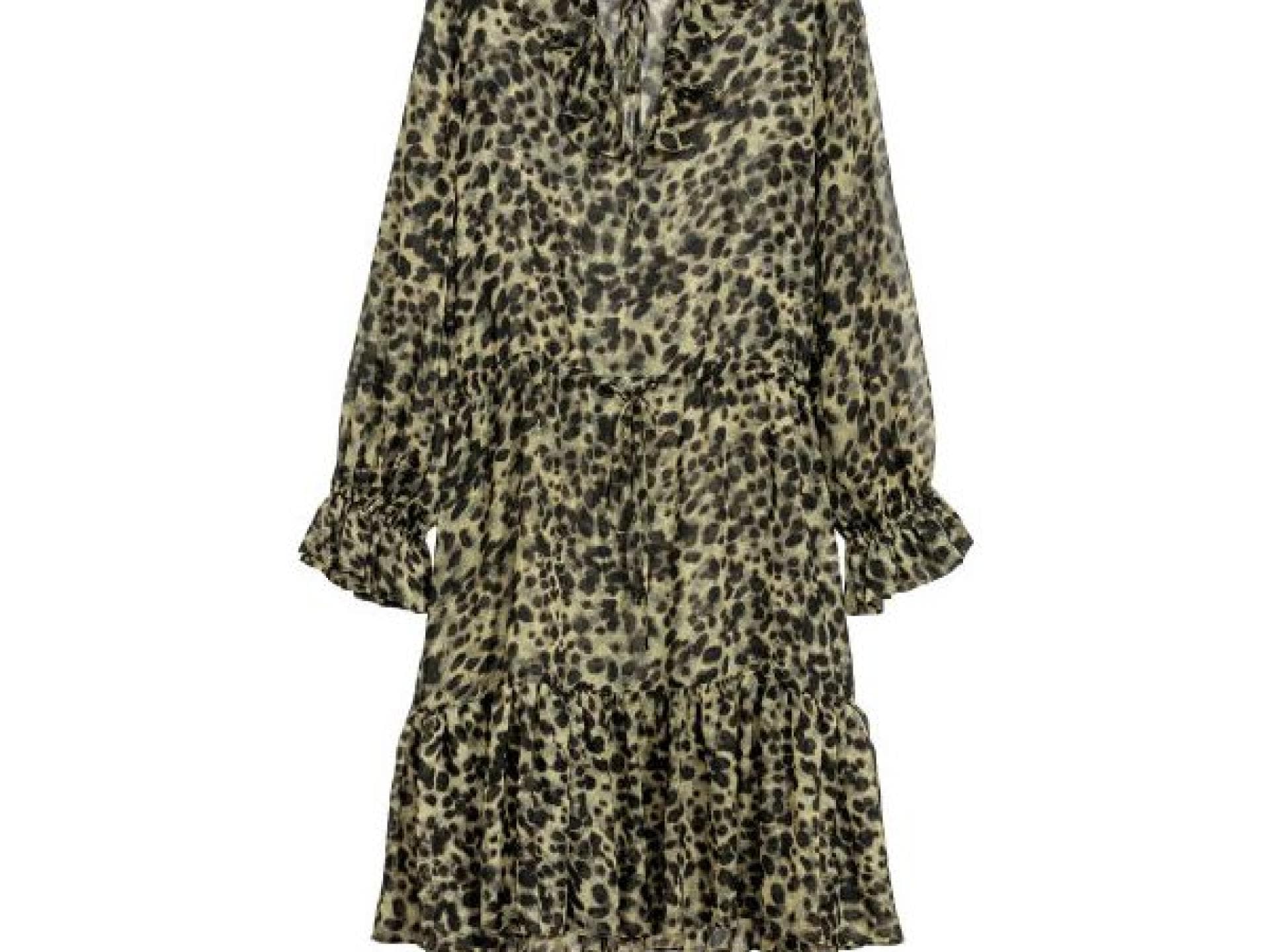Gemustertes Chiffonkleid