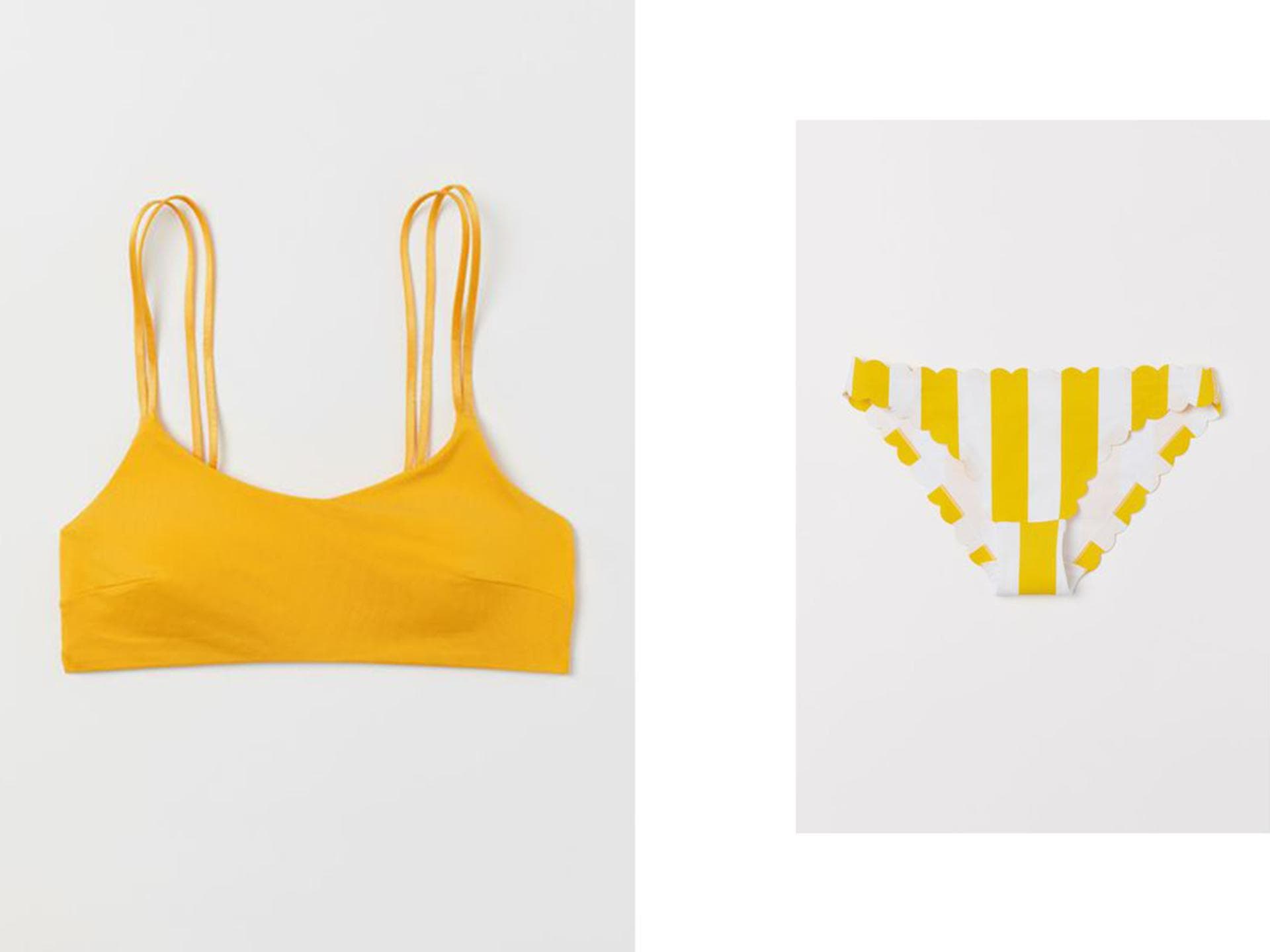 Gelber Bikini H&M