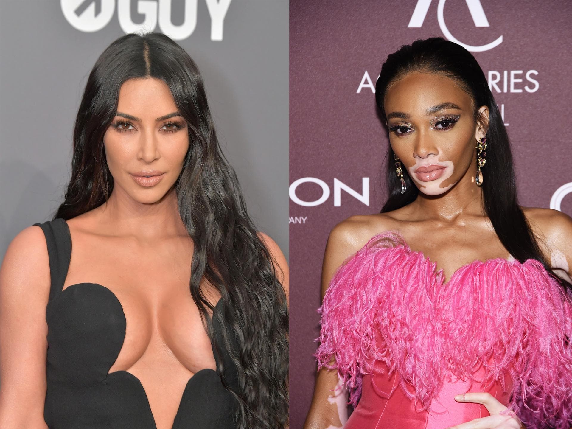 Kim Kardashian und Winnie Harlow