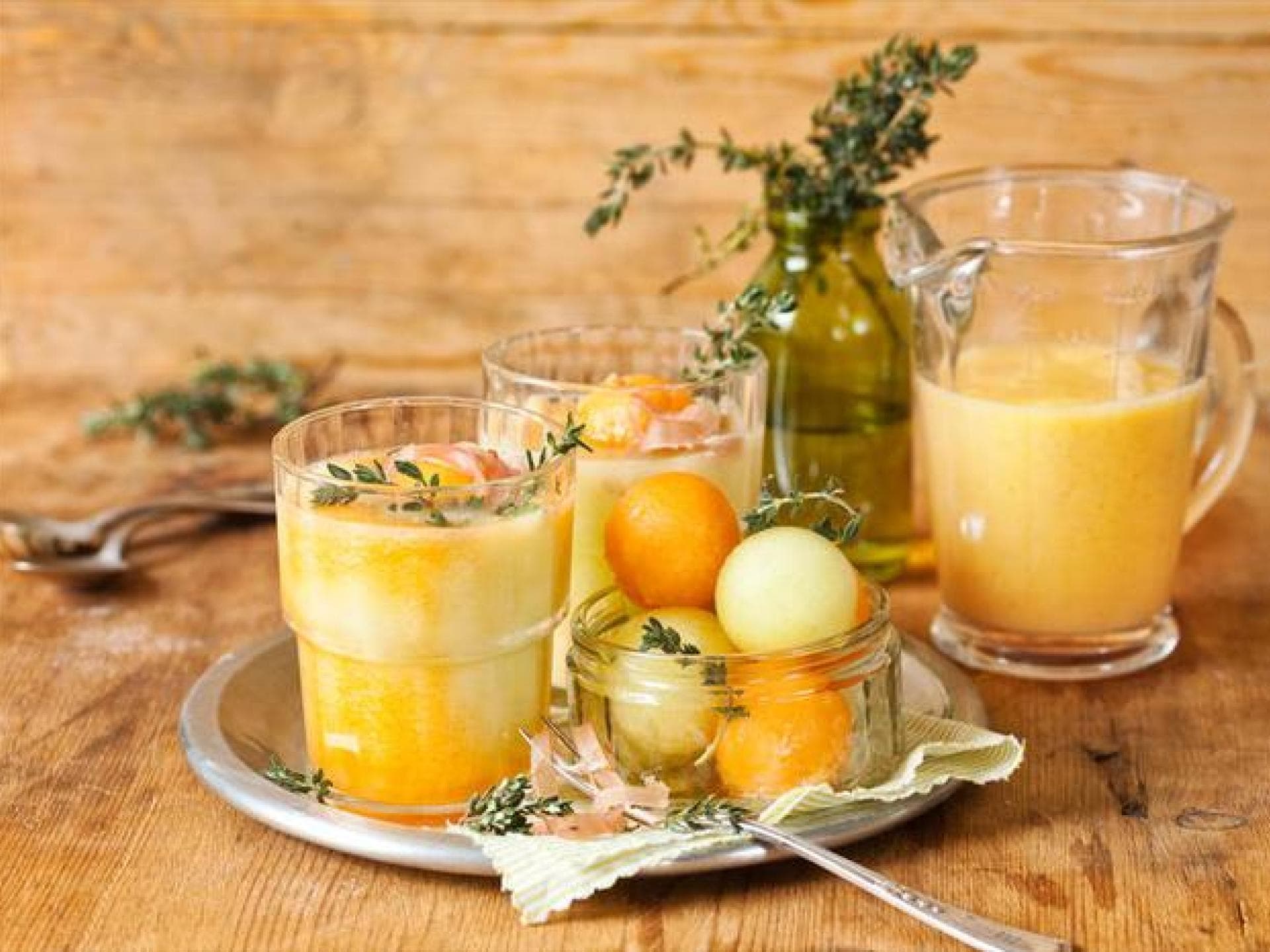 Melonen-Joghurt-Süppchen 