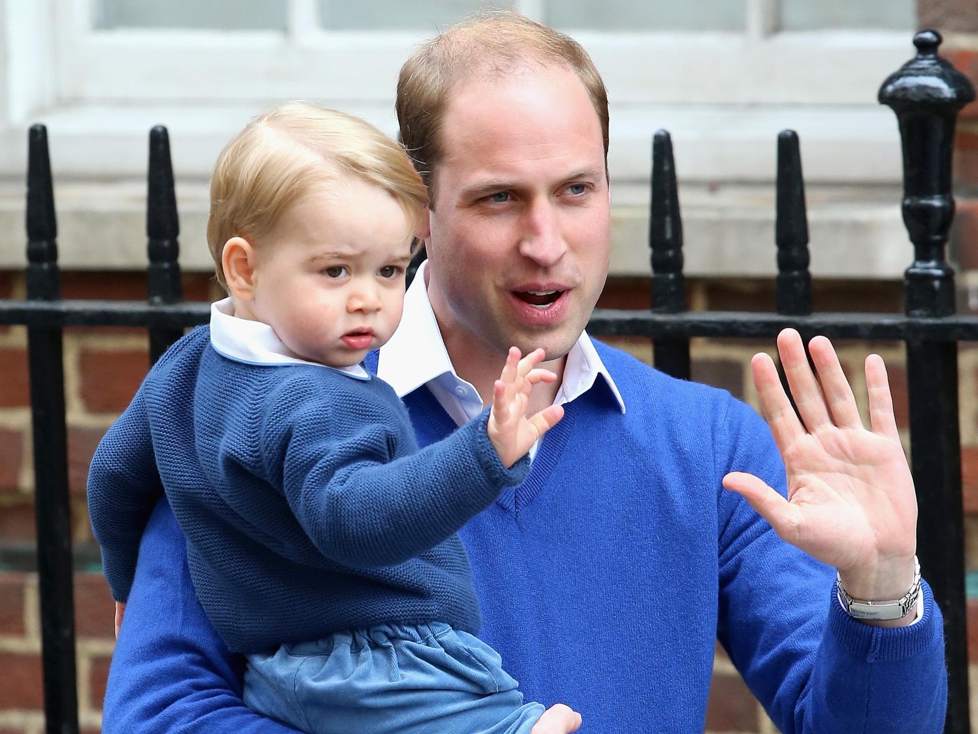 Prinz George und Prinz William