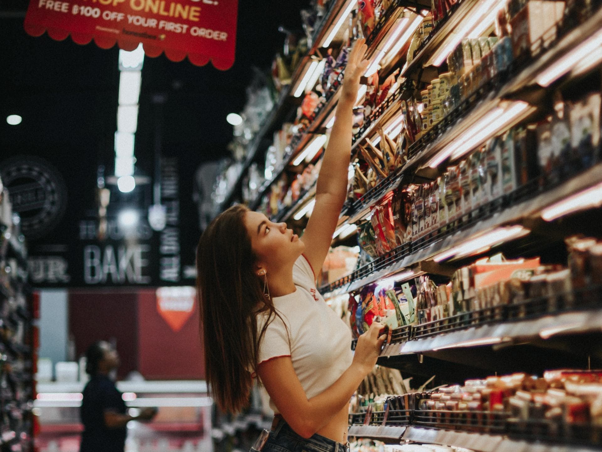 Supermarkt-Einkauf Supermarkt-Einkauf