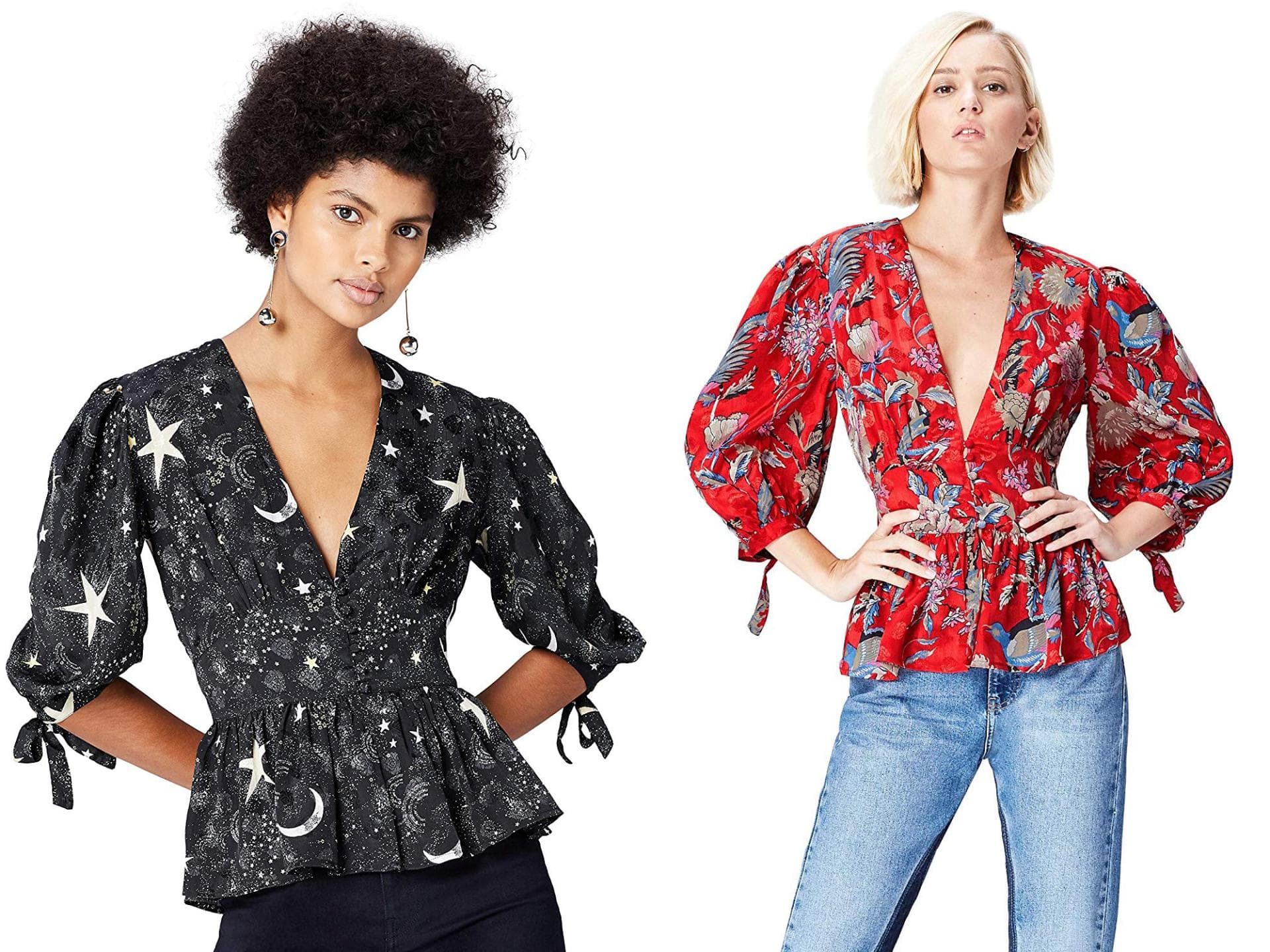 Bluse mit Prints Bluse mit Prints