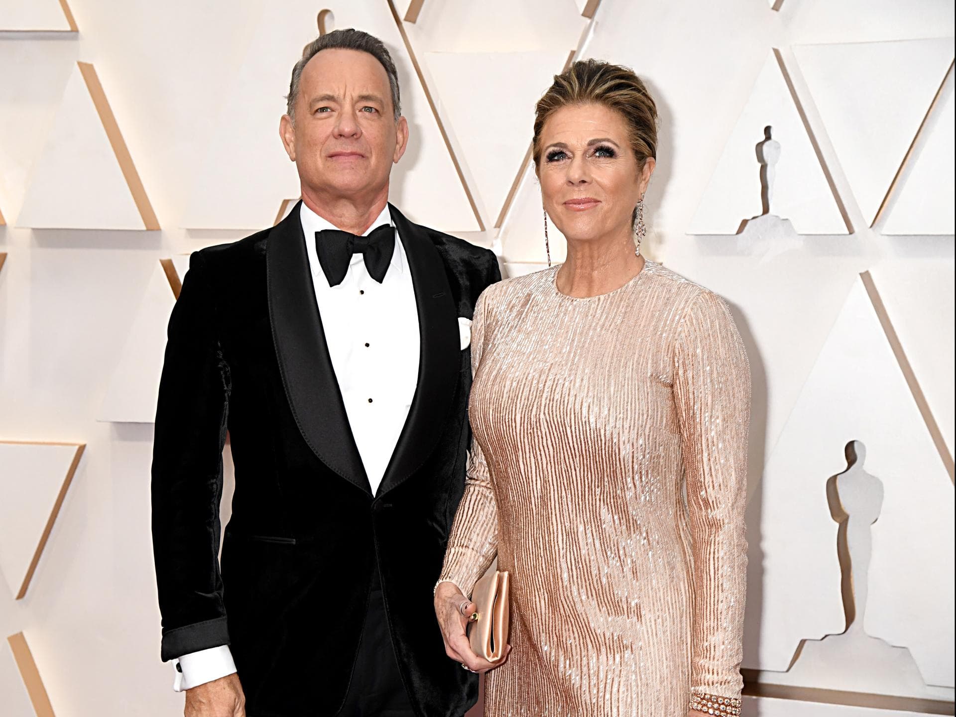 Stars mit Covid-19 Tom Hanks und Rita Wilson