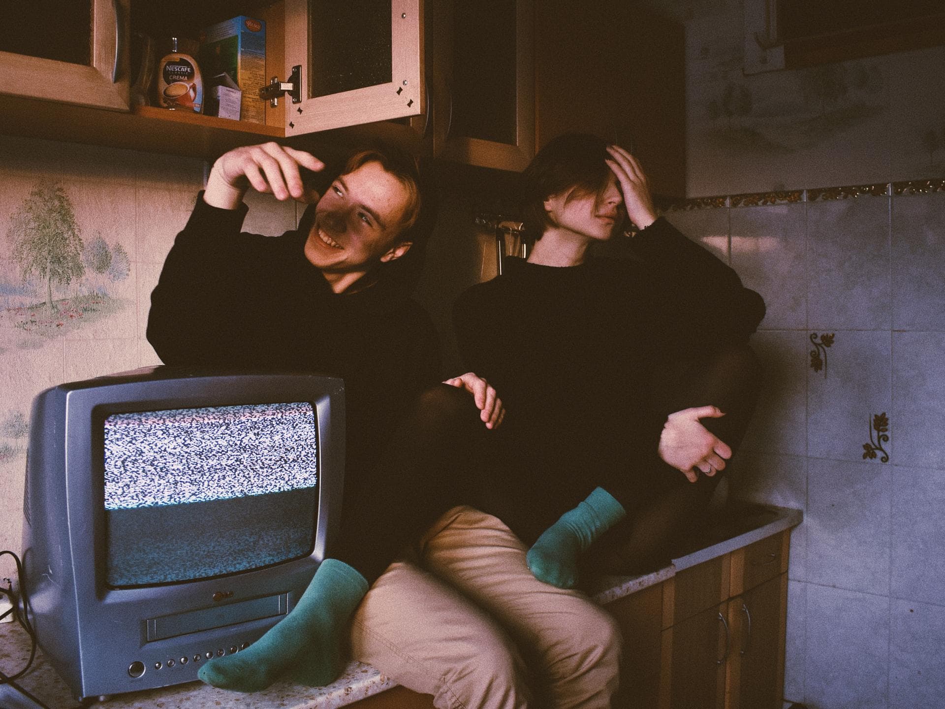 Alter fernseher in Küche