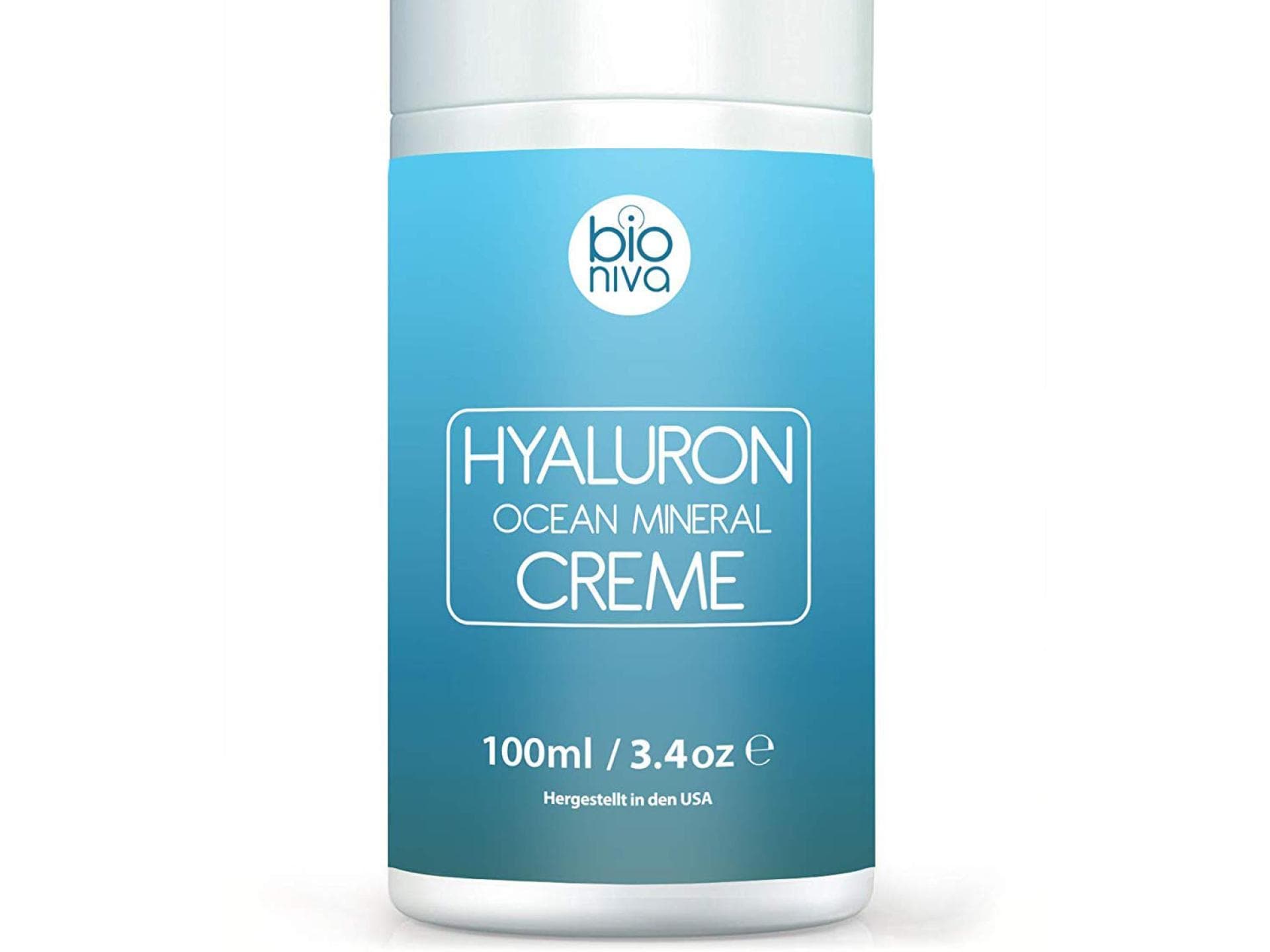 Hyaluron Creme gegen hängende Wangen