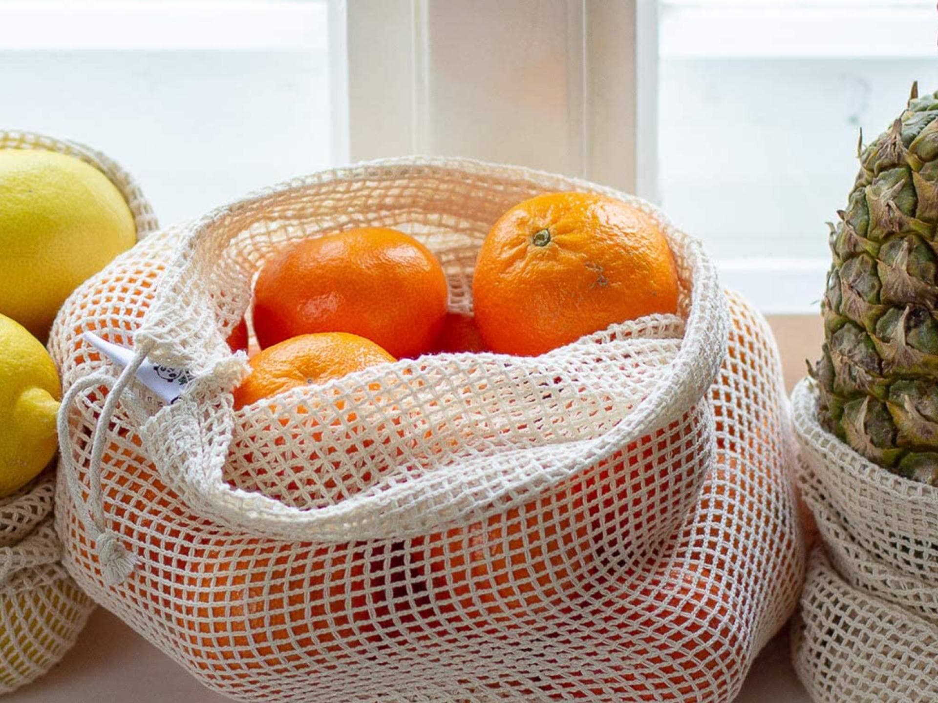 Wiederverwendbare Obst- und Gemüsebeutel