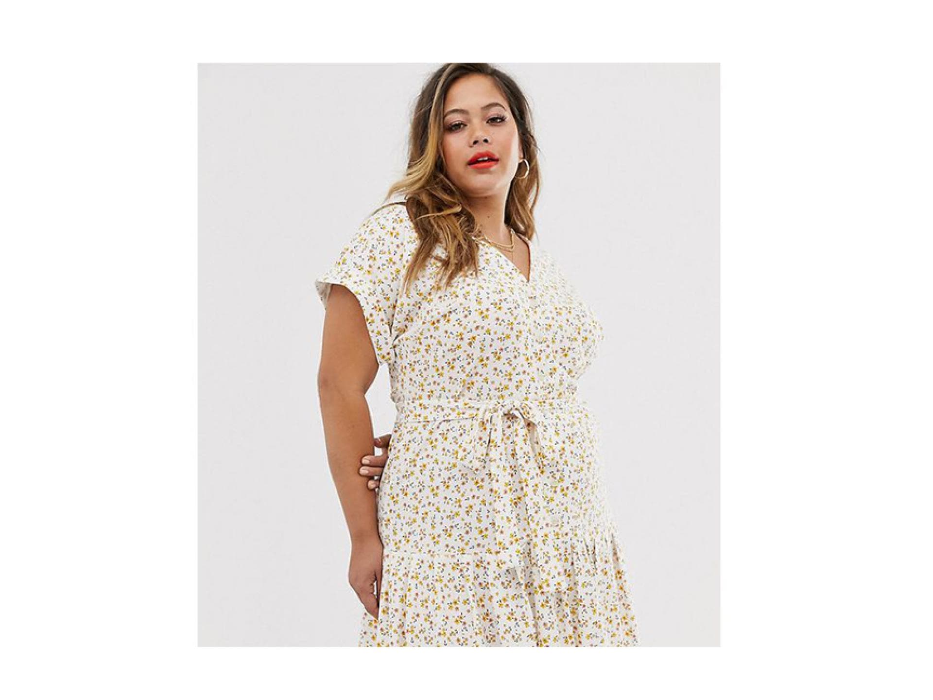 Asos Curve Blumenkleid 