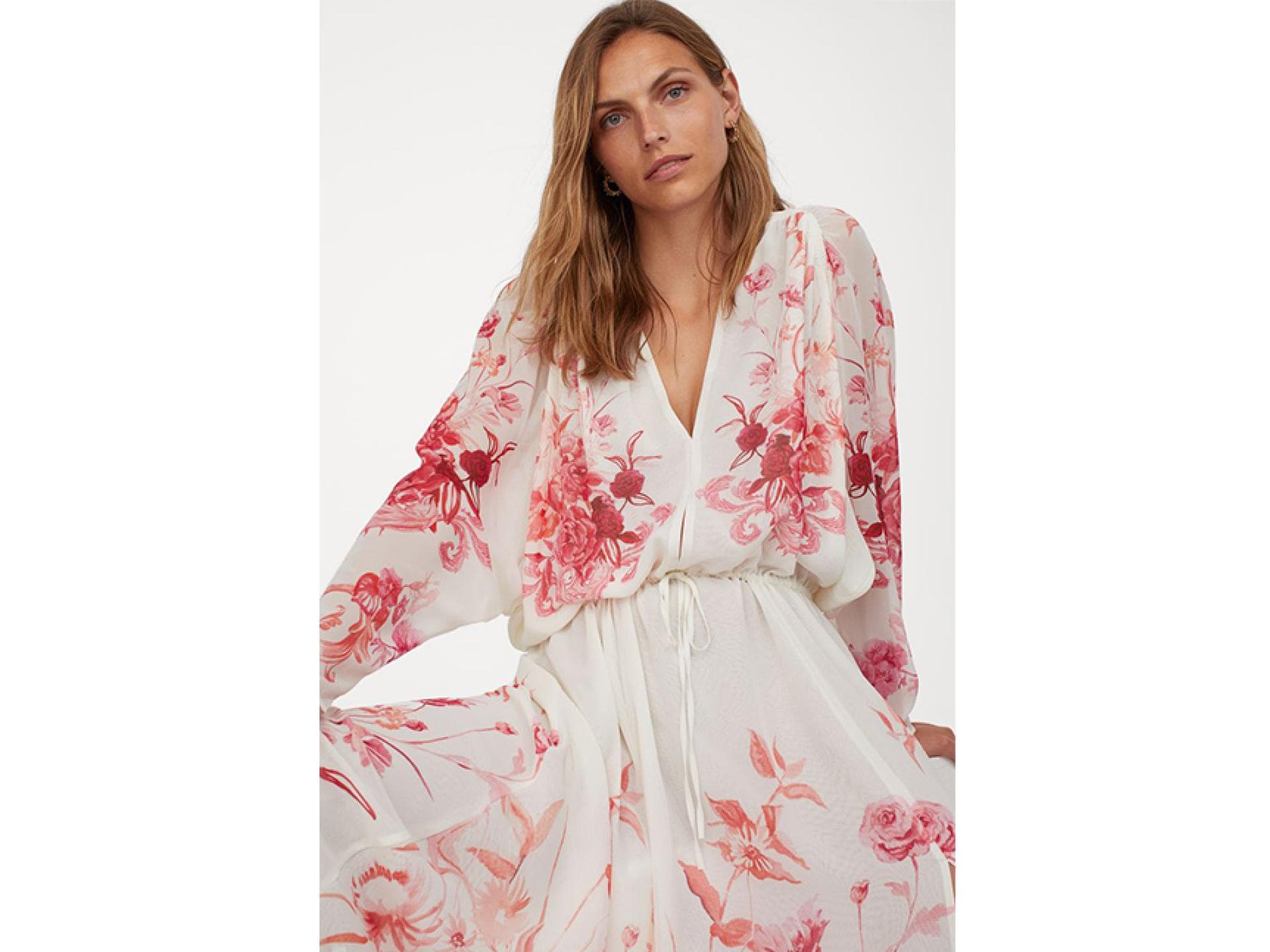 Blumenkleid H&M weiss