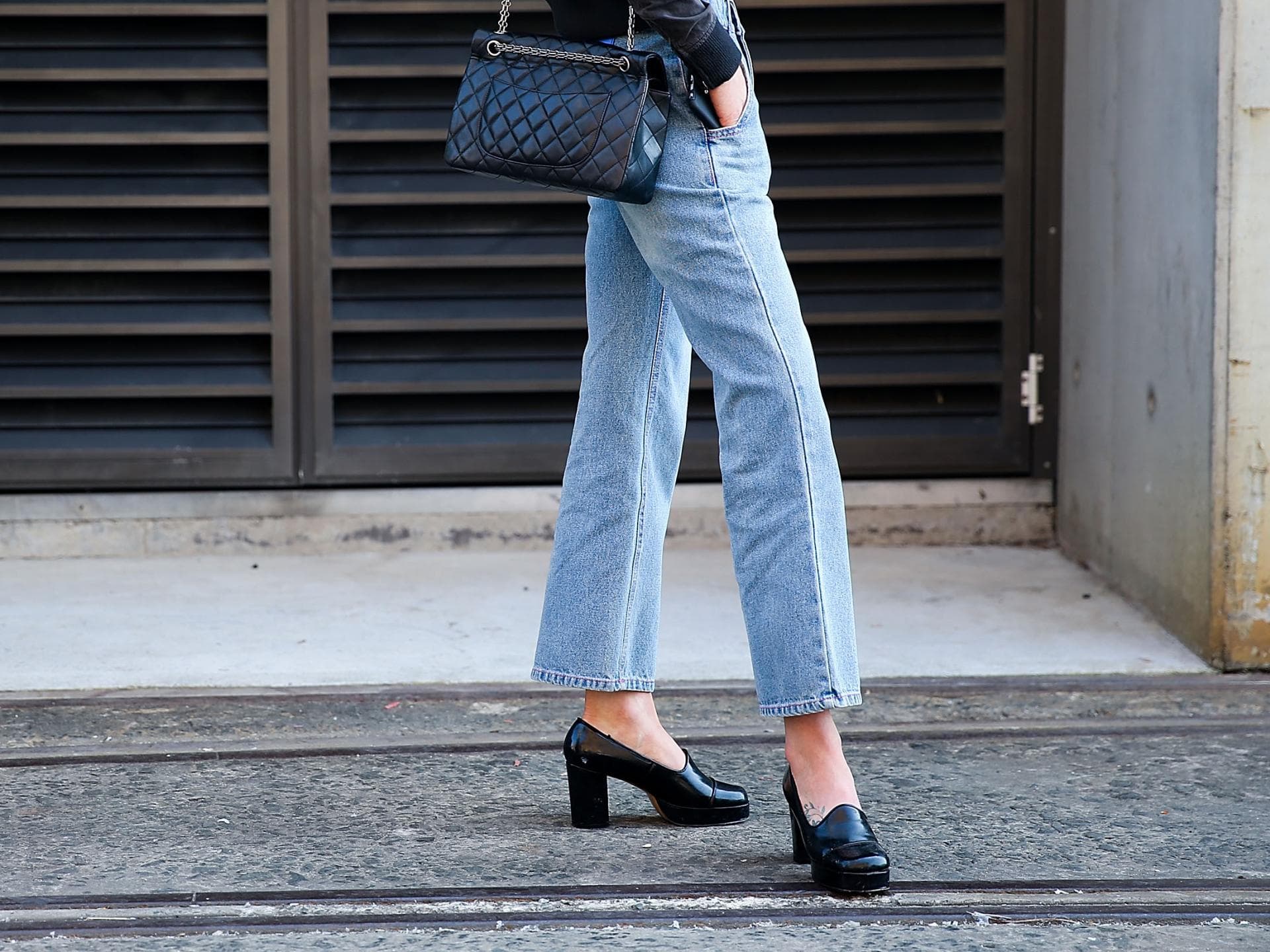 High-Water Jeanshose