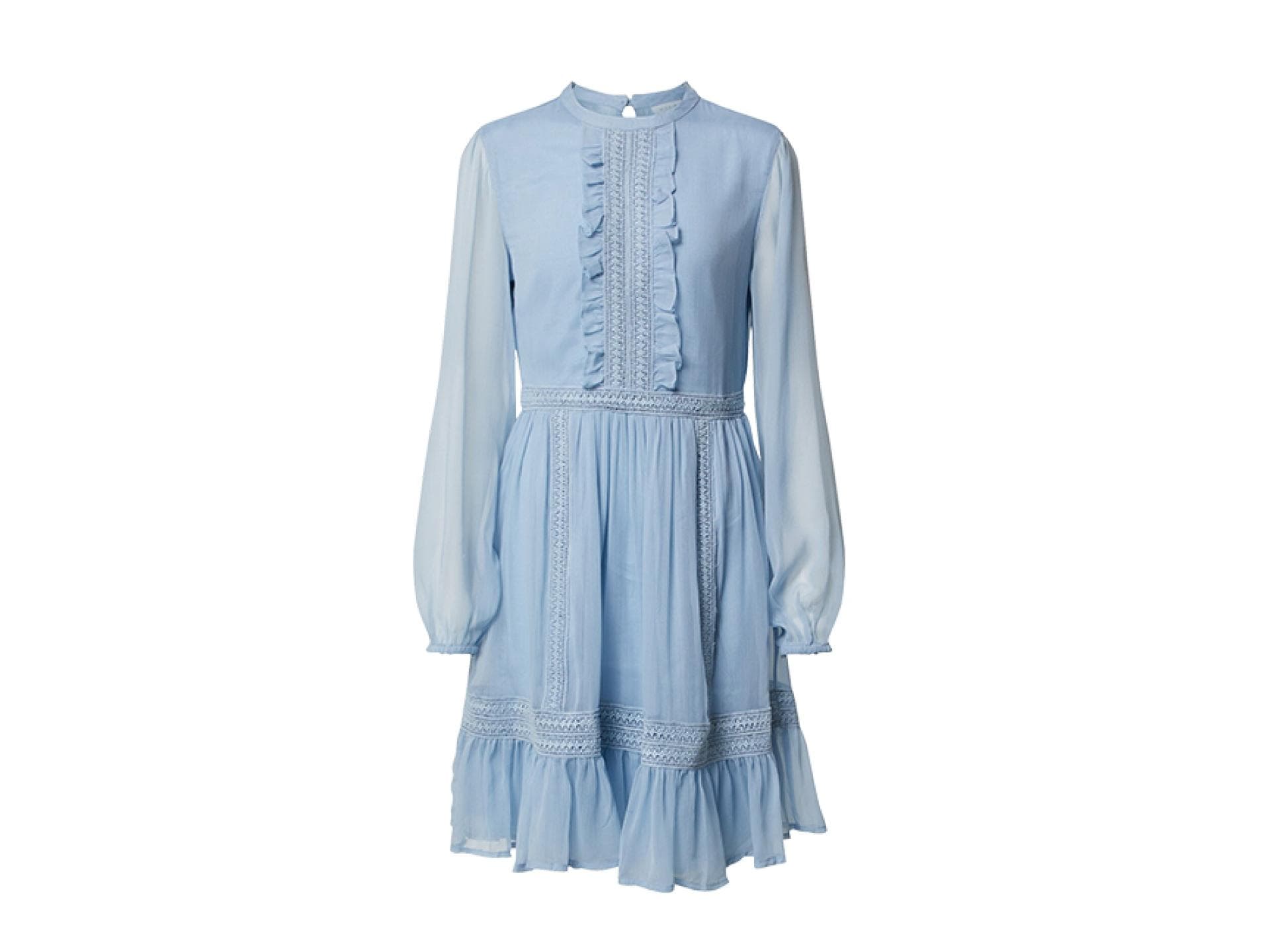 Vila Sommerkleid Pastellfarbe Blau