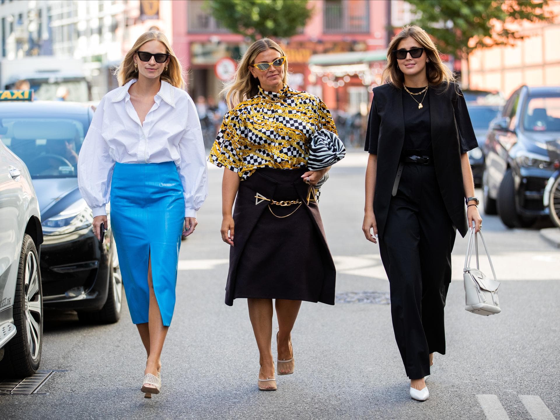Influencer tragen Trendrock