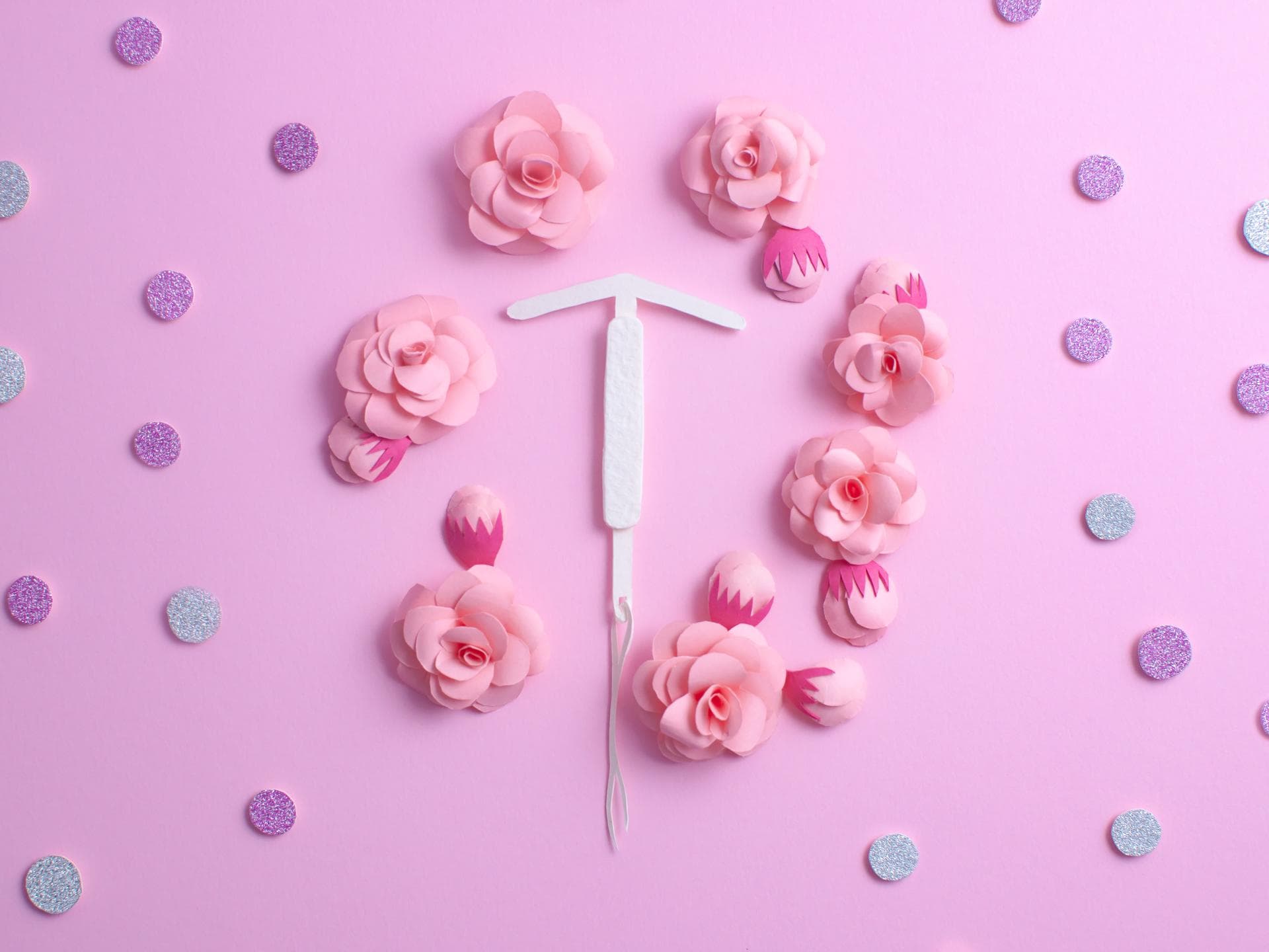 Hormonspirale Hormonspirale und Rosen