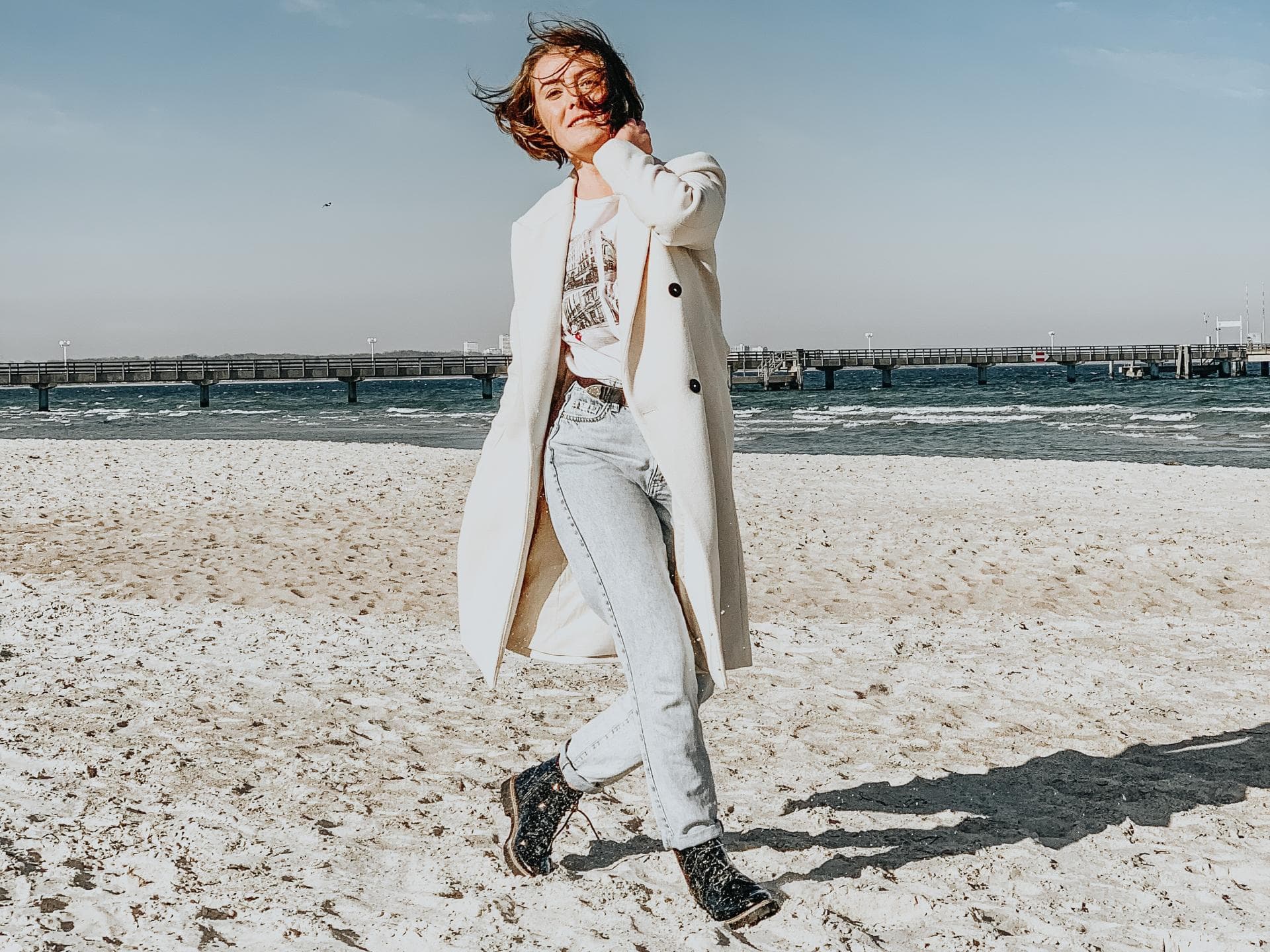 Frau am Strand Frau am Strand