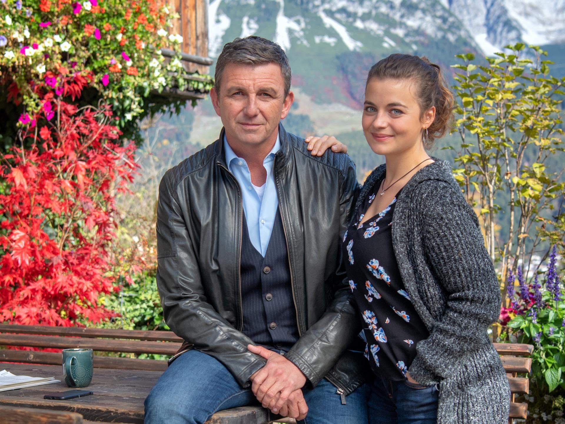 Der Bergdoktor Hans Sigl und Ronja Forcher