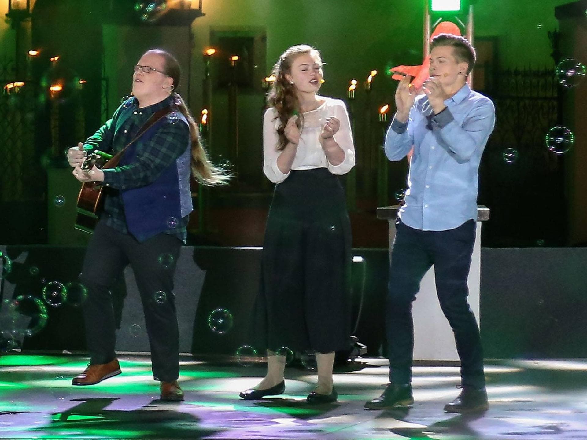 Angelo Kelly mit Helen und Gabriel