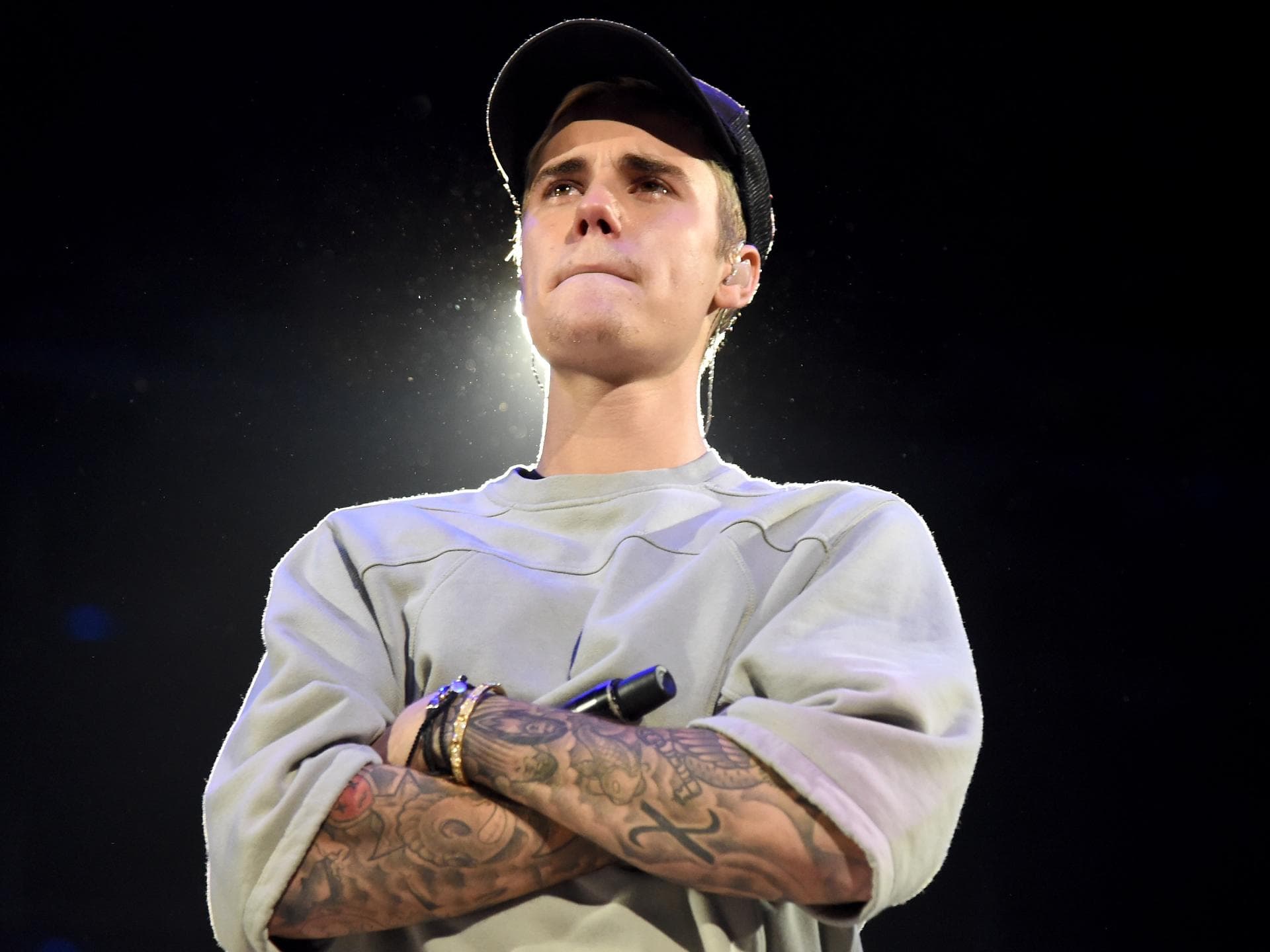 Justin Bieber auf der Bühne