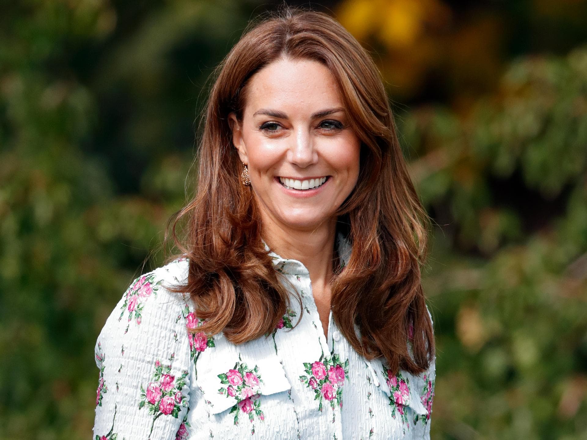 Kate Middleton Herzogin im Blumenkleid
