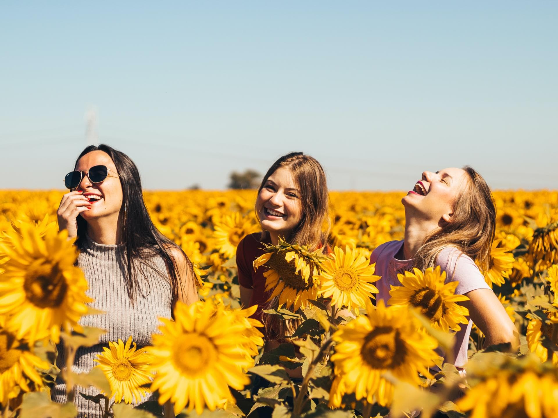 Horoskop: Drei Frauen lachen