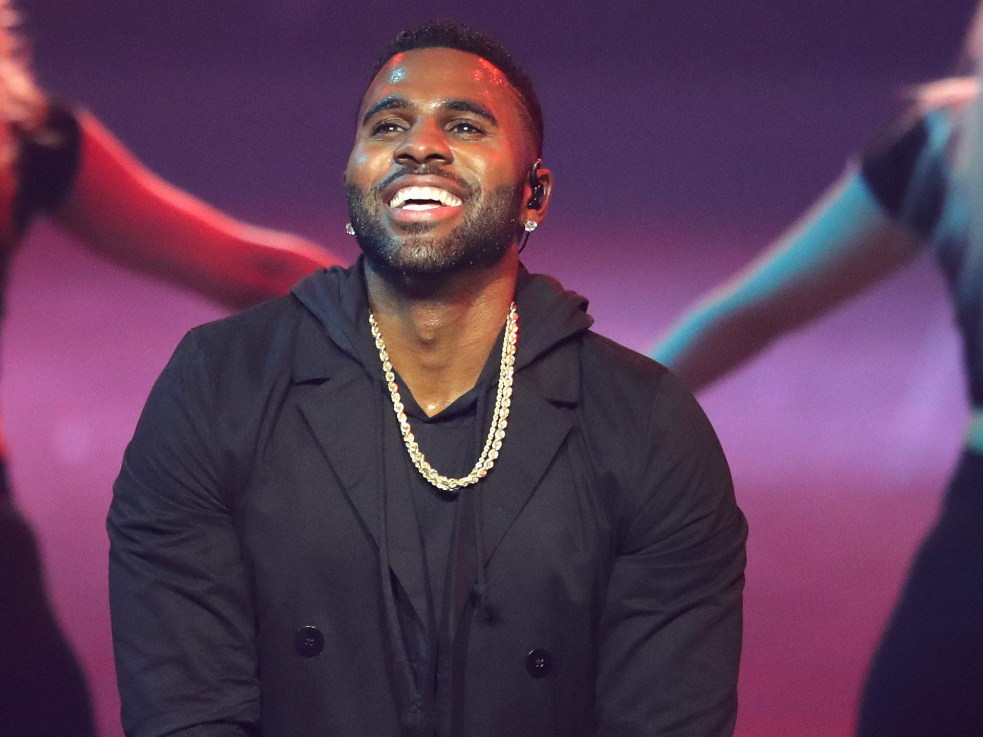 Jason Derulo Vater geworden Jason Derulo auf der Bühne
