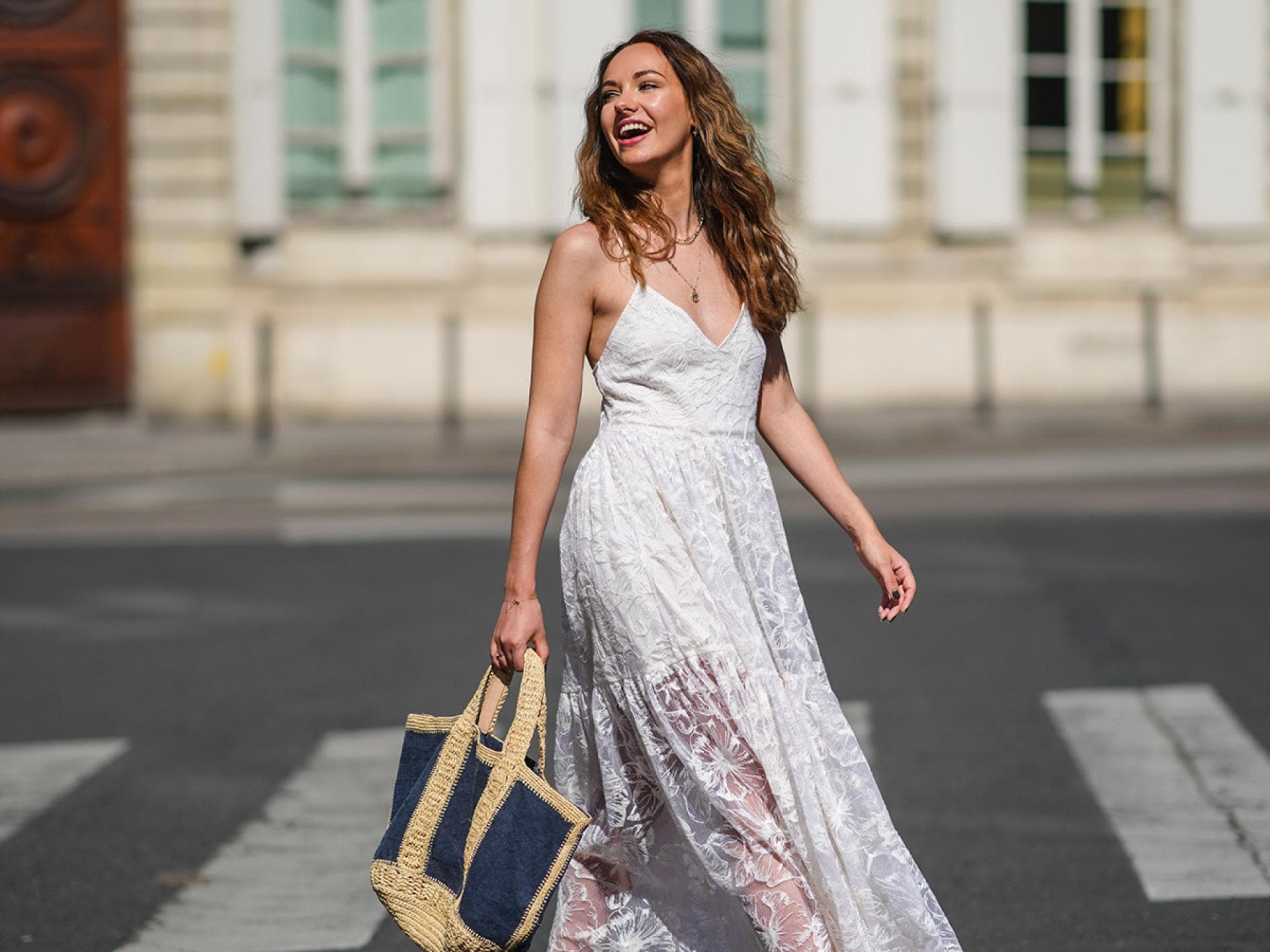 Ophélie Duvillard weißes Kleid Ophélie Duvillard weißes Kleid