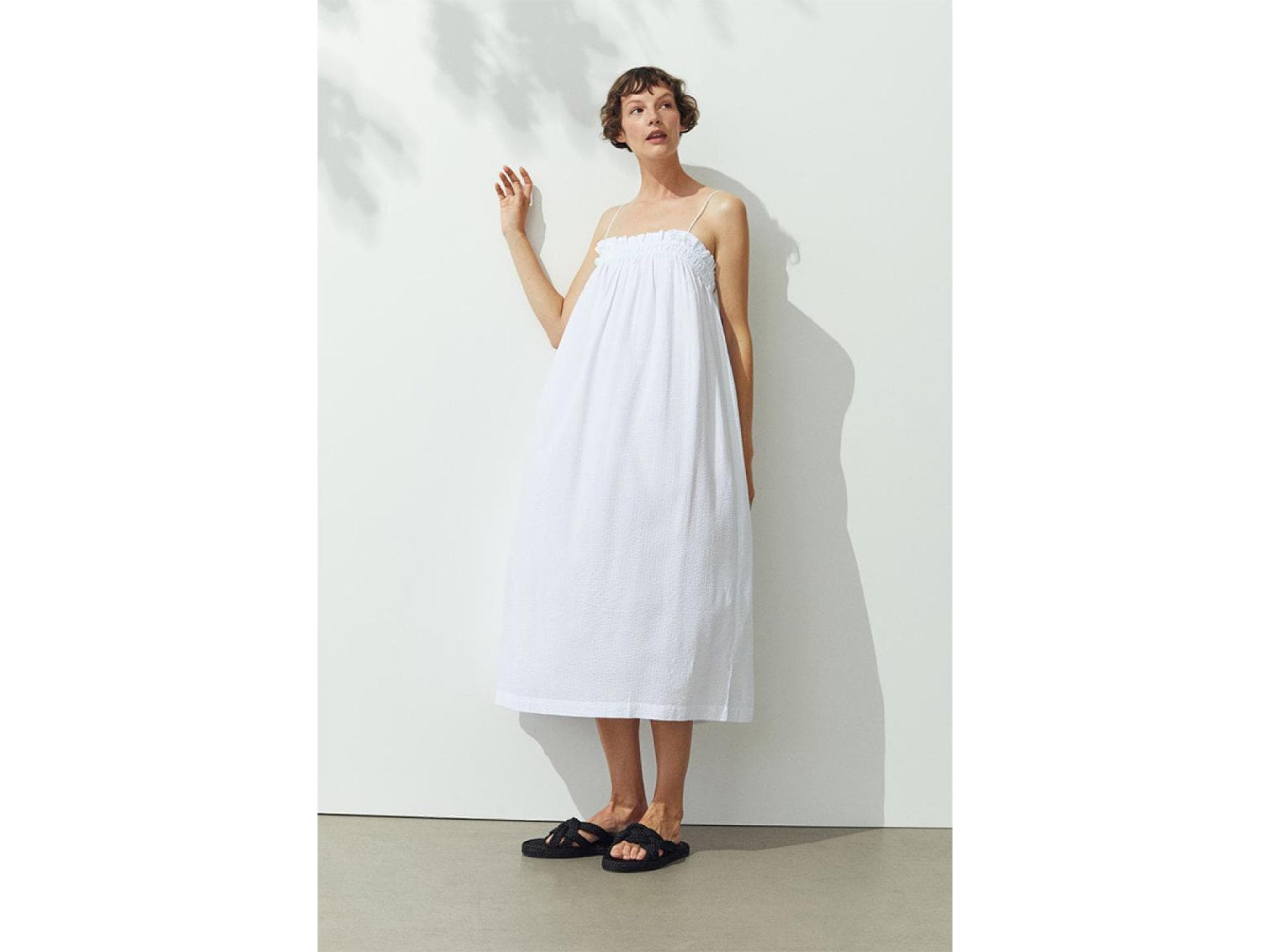 Weißes Sommerkleid