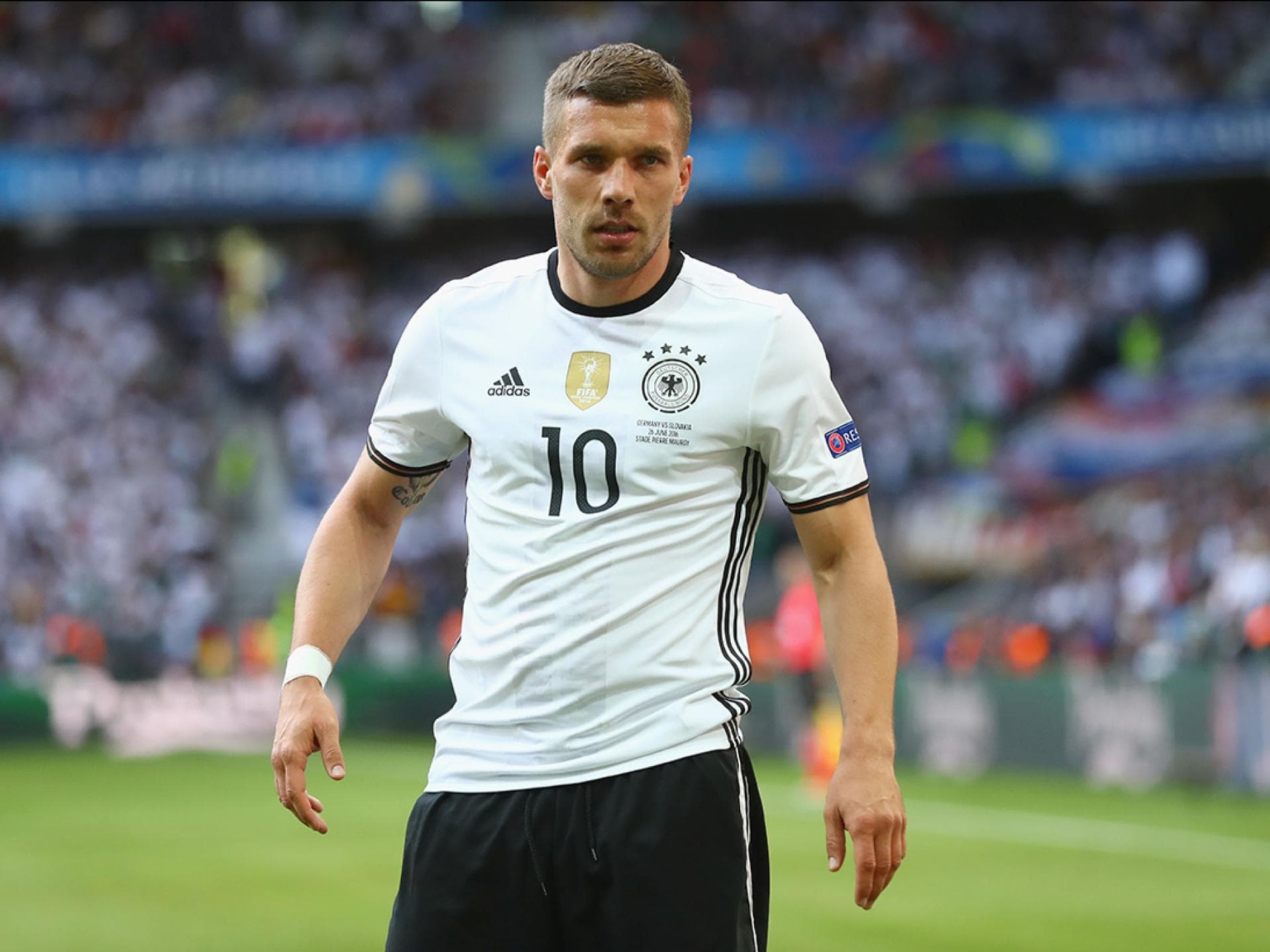 Lukas Podolski im Trikot