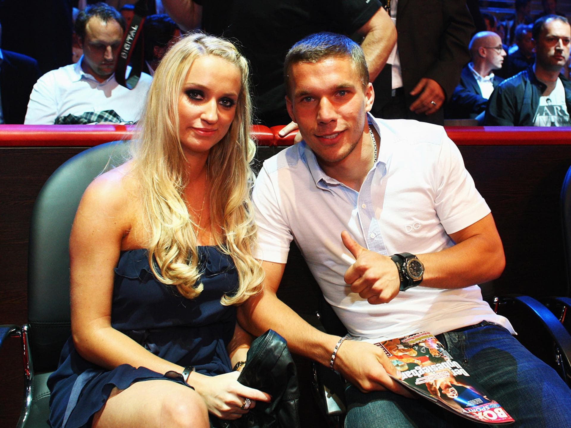 Monika und Lukas Podolski