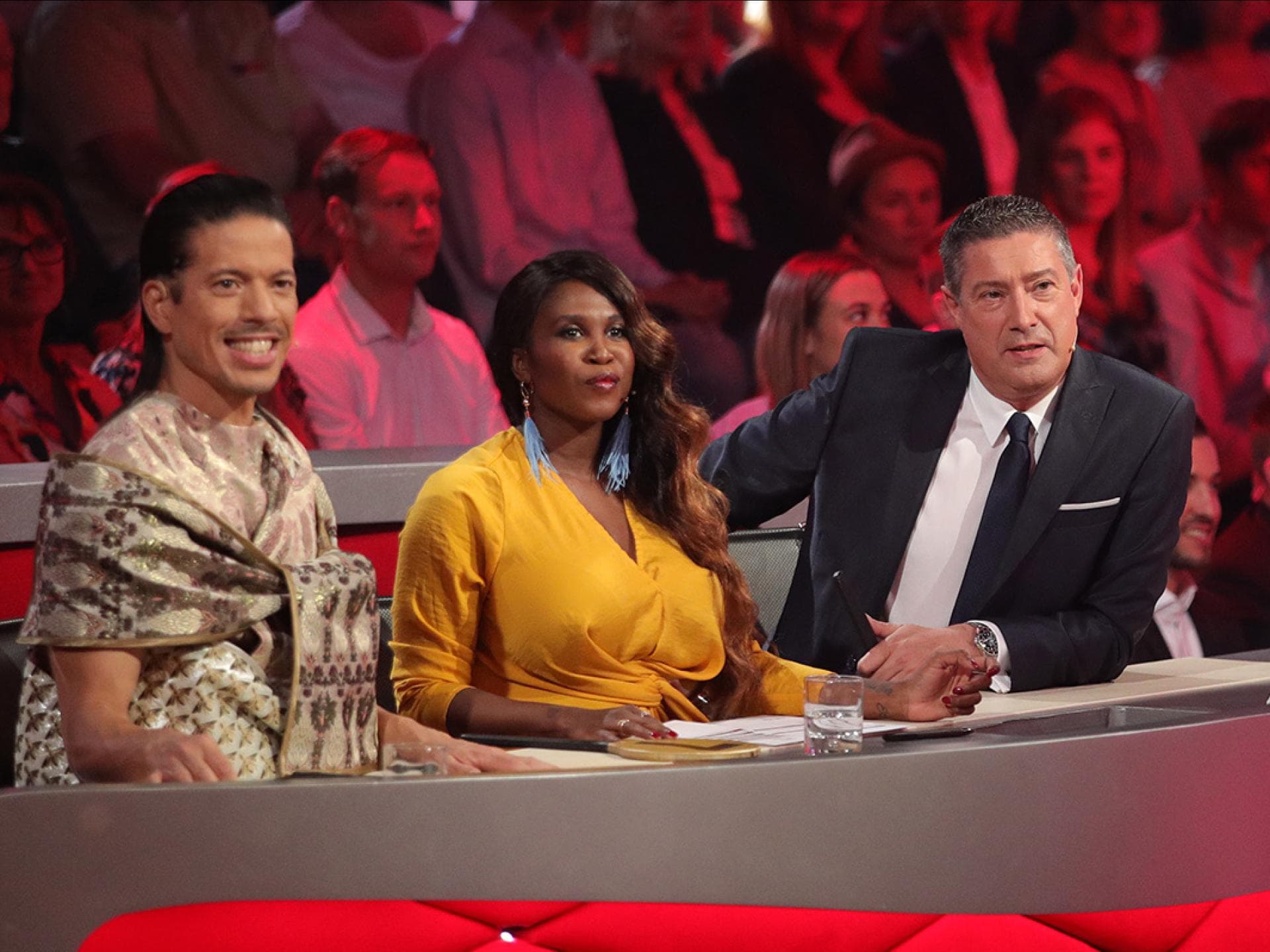 Jorge González, Motsi Mabuse und Joachim Llambi