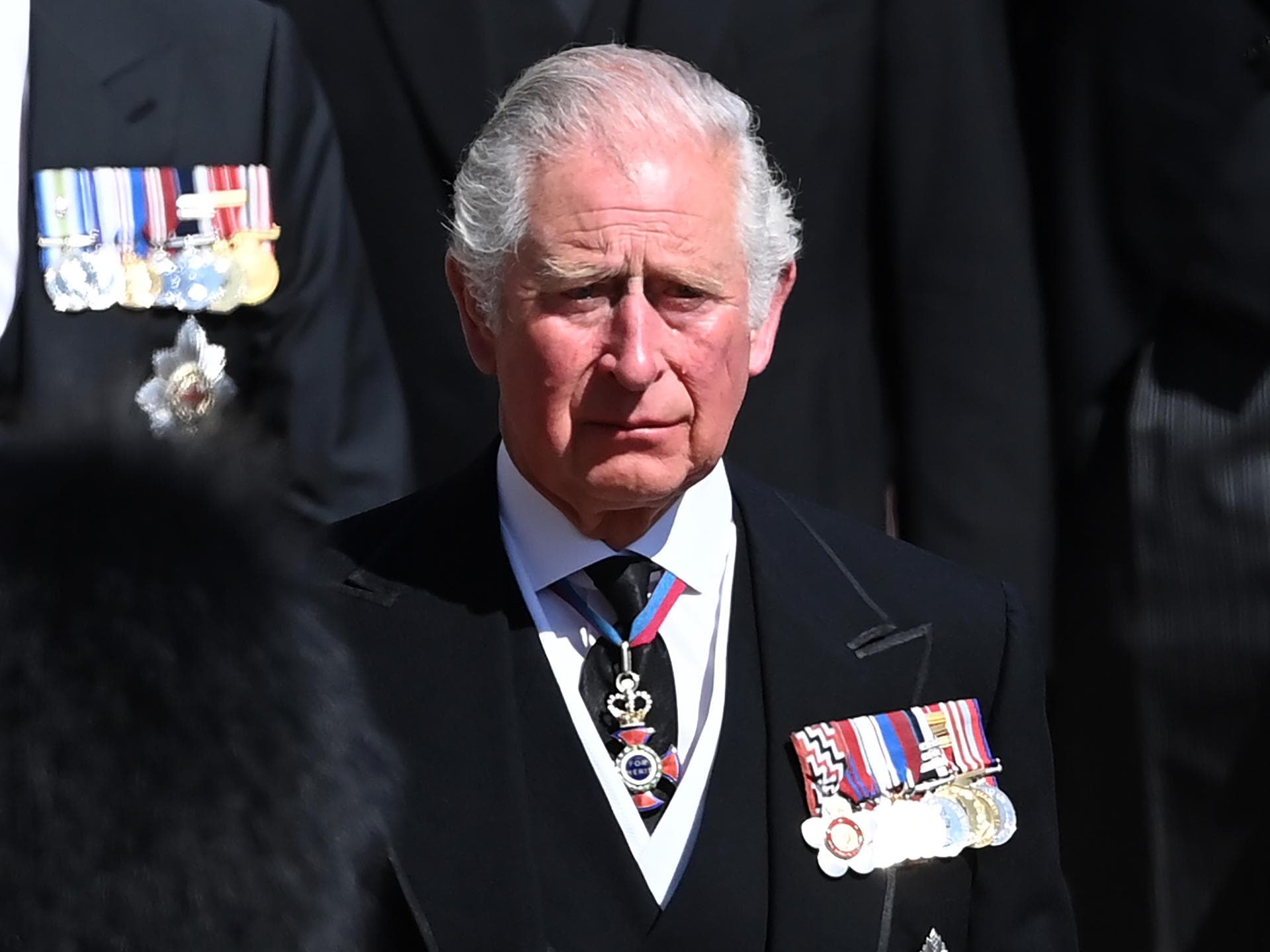 Prinz Charles trauriger Blick