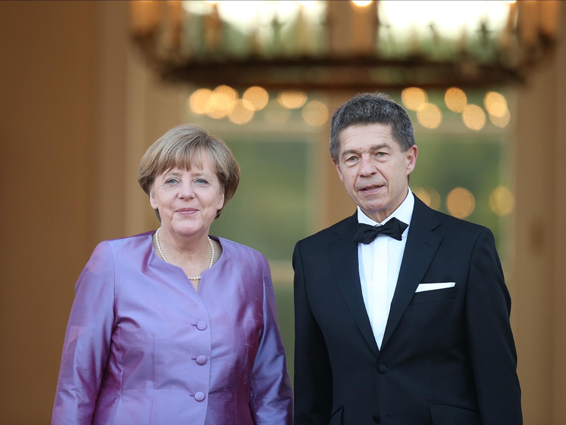 Angela Merkel und Joachin Sauer