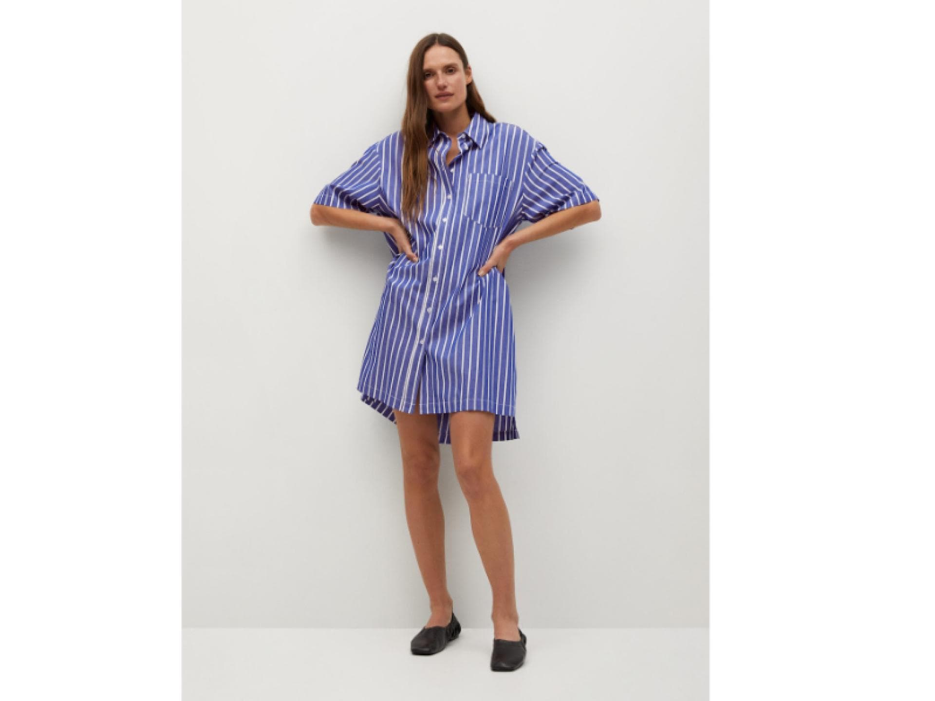 Hemdkleid gestreift Mango