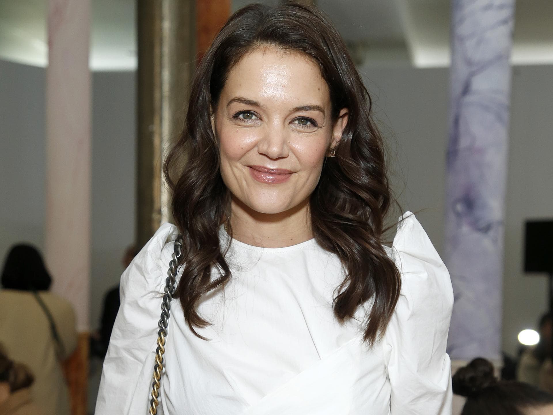 Katie Holmes Modetrend Katie Holmes lächelt