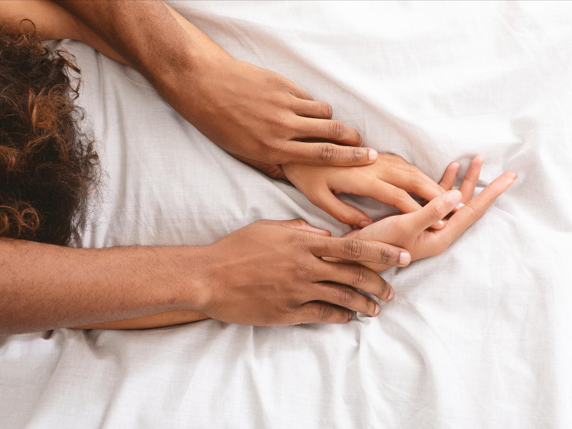 Mann und Frau Hände Sex bestes Alter