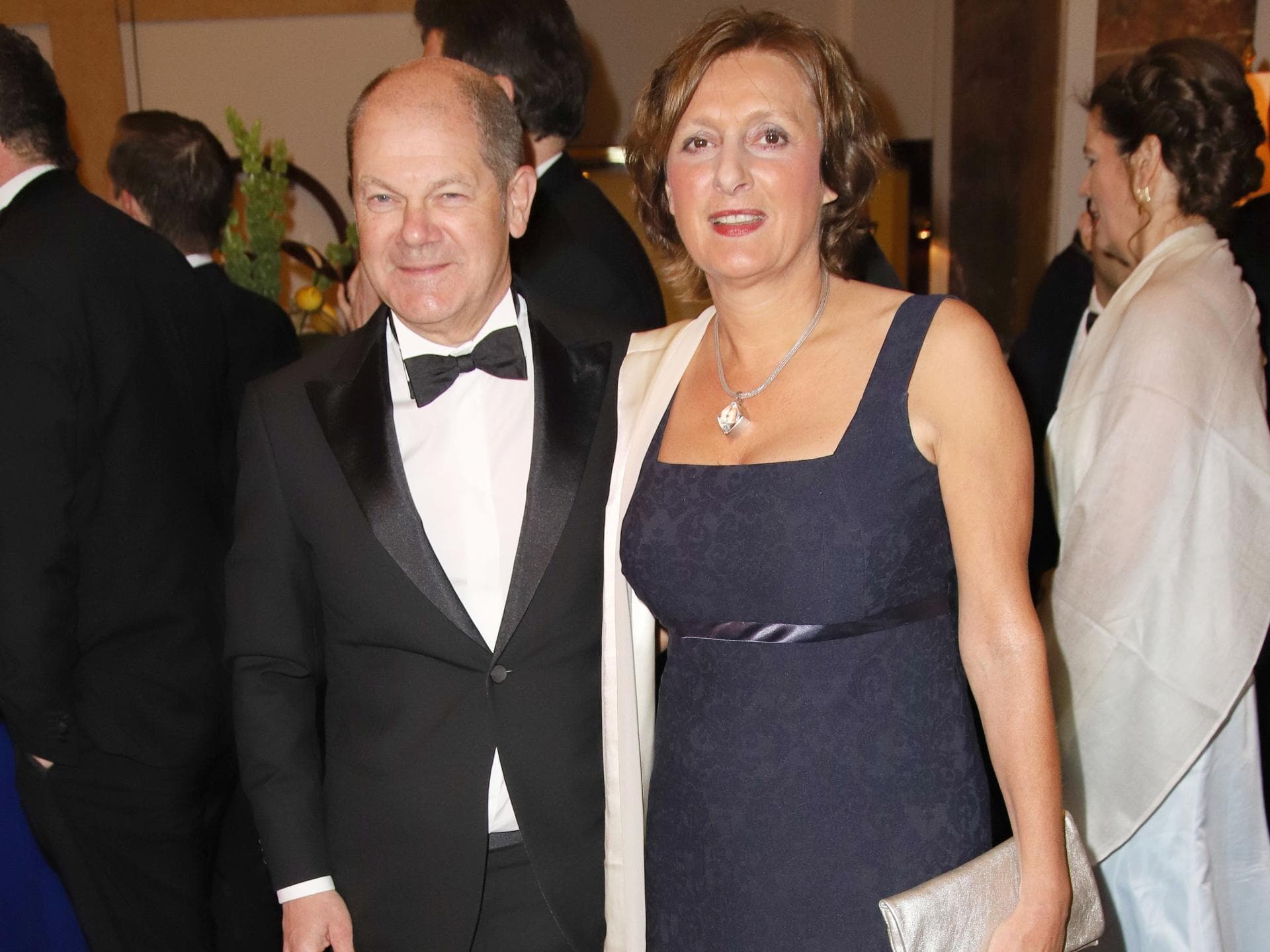 Olaf Scholz Britta Ernst Hamburger Presseball 2018