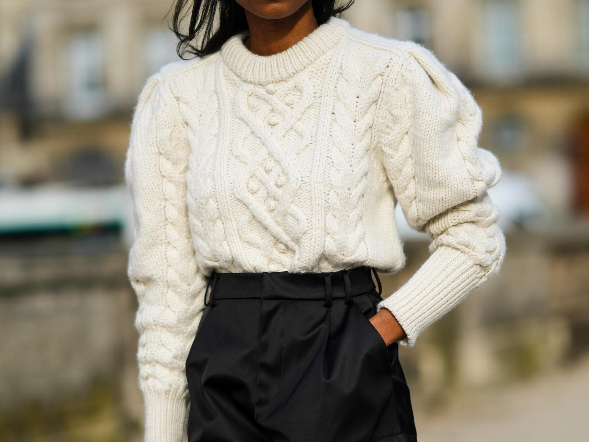 Herbsttrend Strickpullover Französinnen