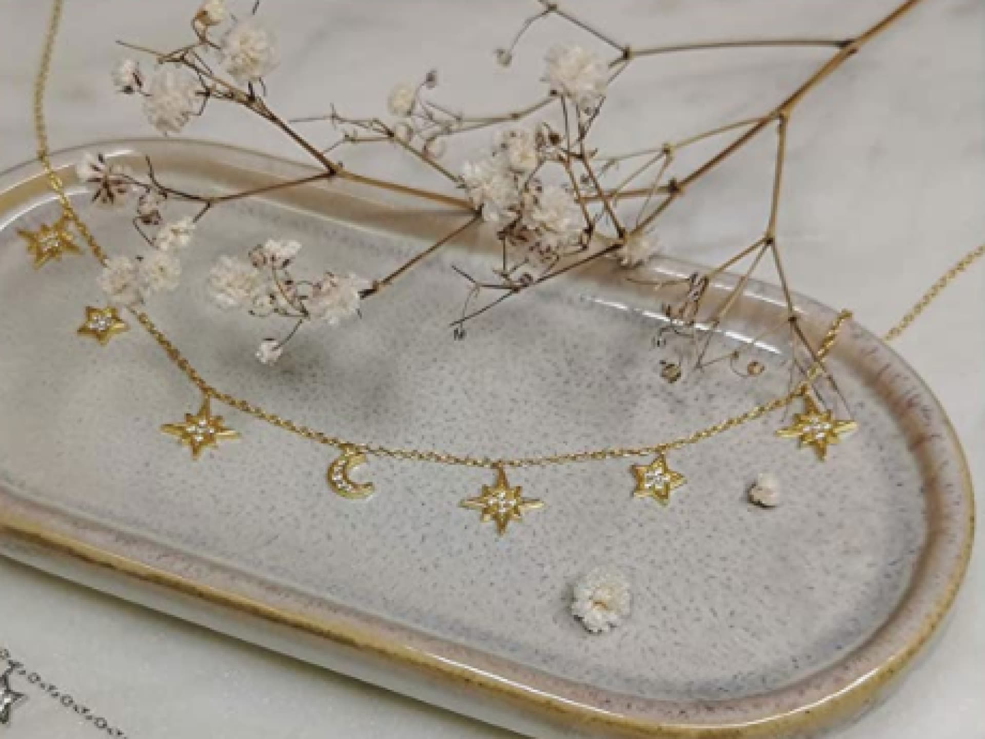 Brandlinger Kette Mond und Sterne