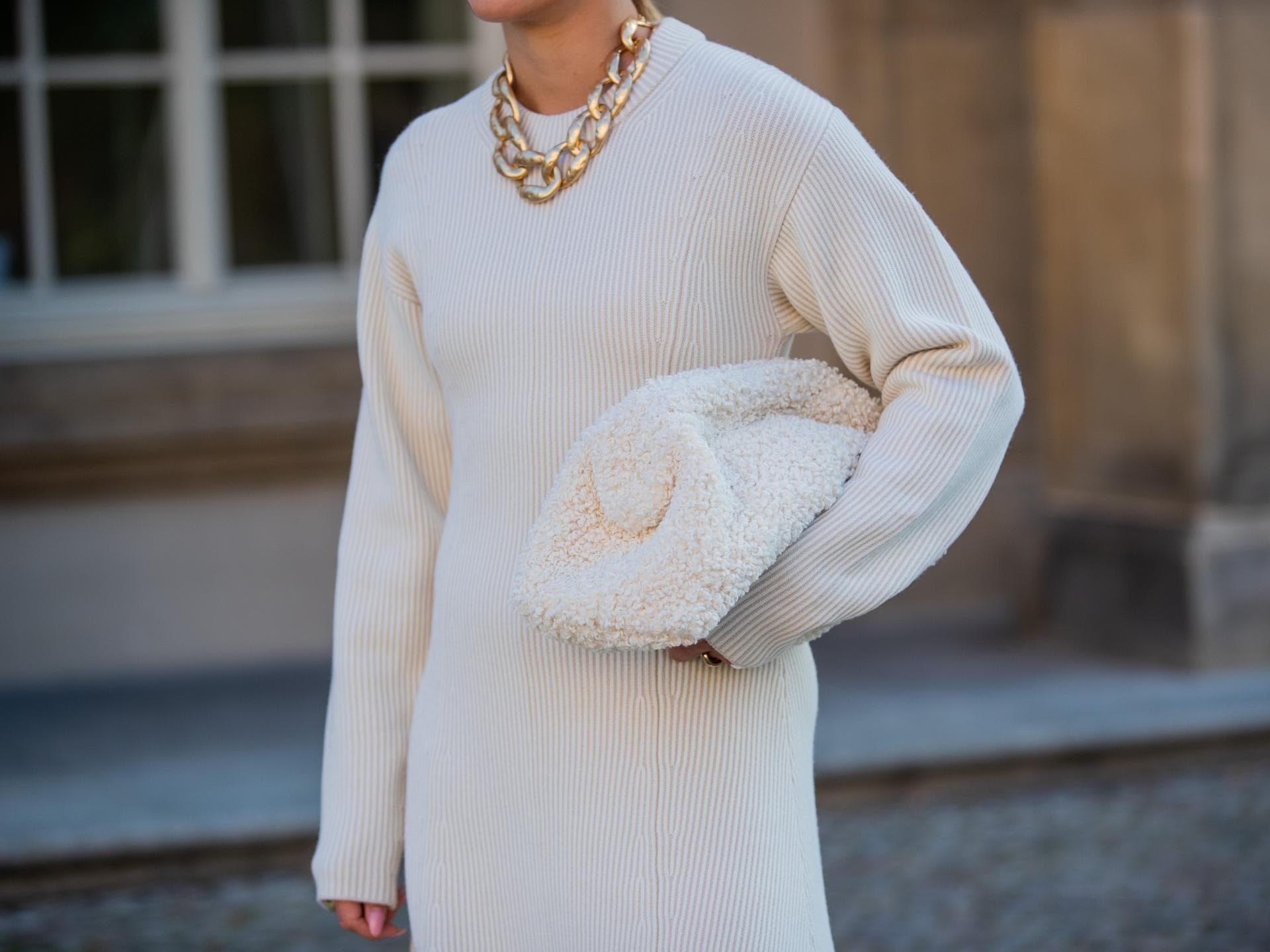 Strickkleid Modetrend Herbst 