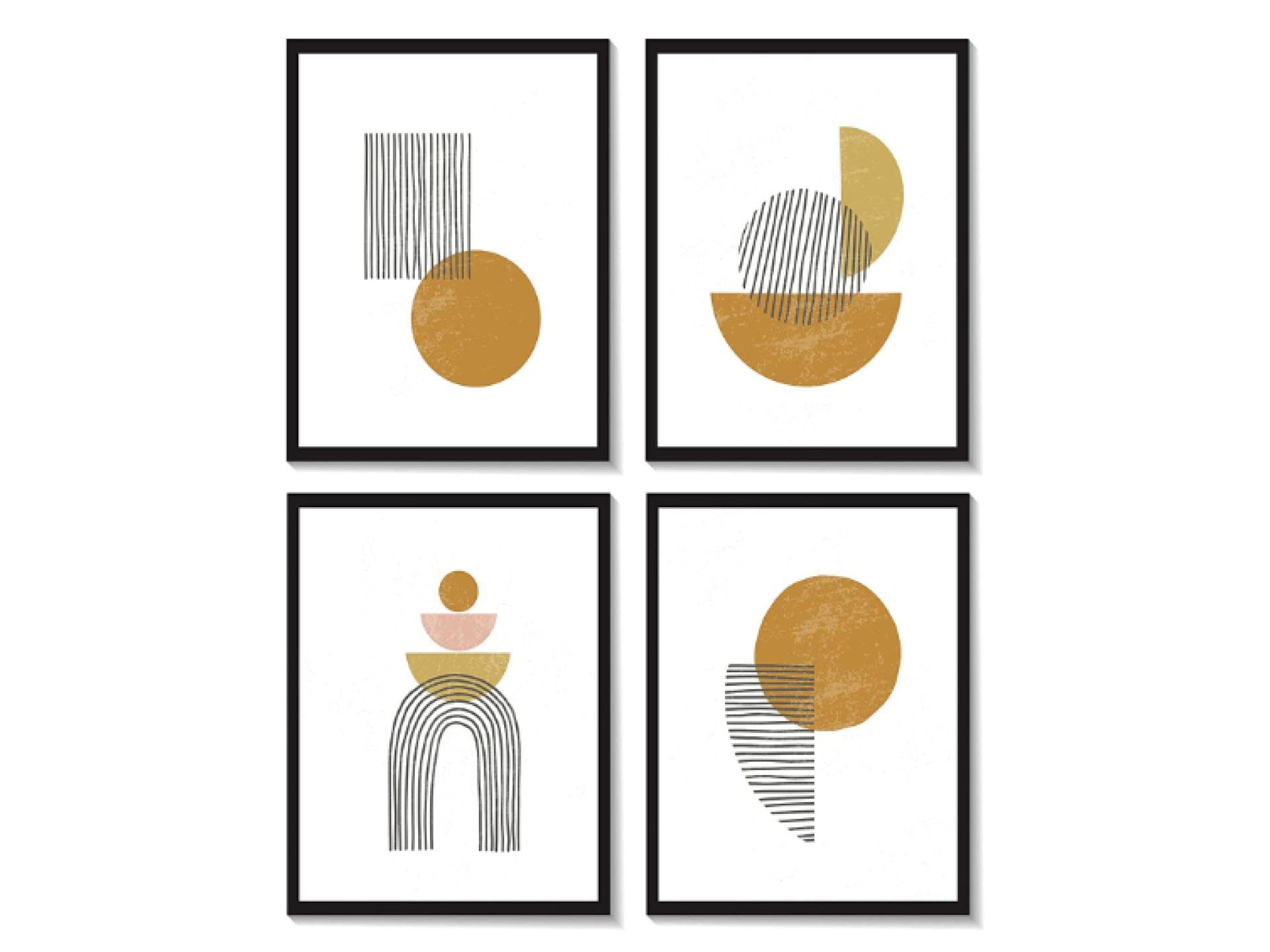 Geometrischer Kunstdruck